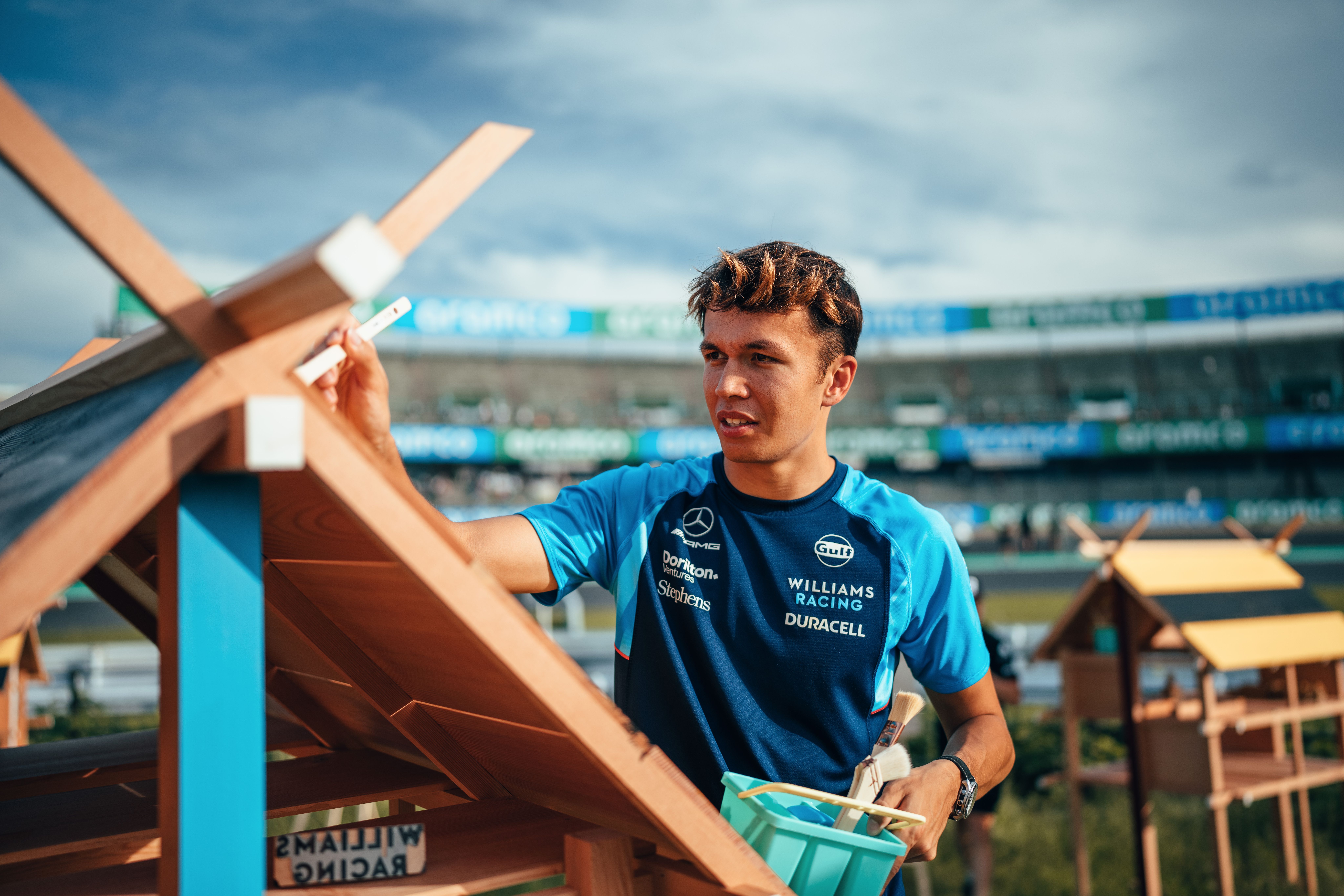 Full focus, you just know it's going to be a masterpiece.