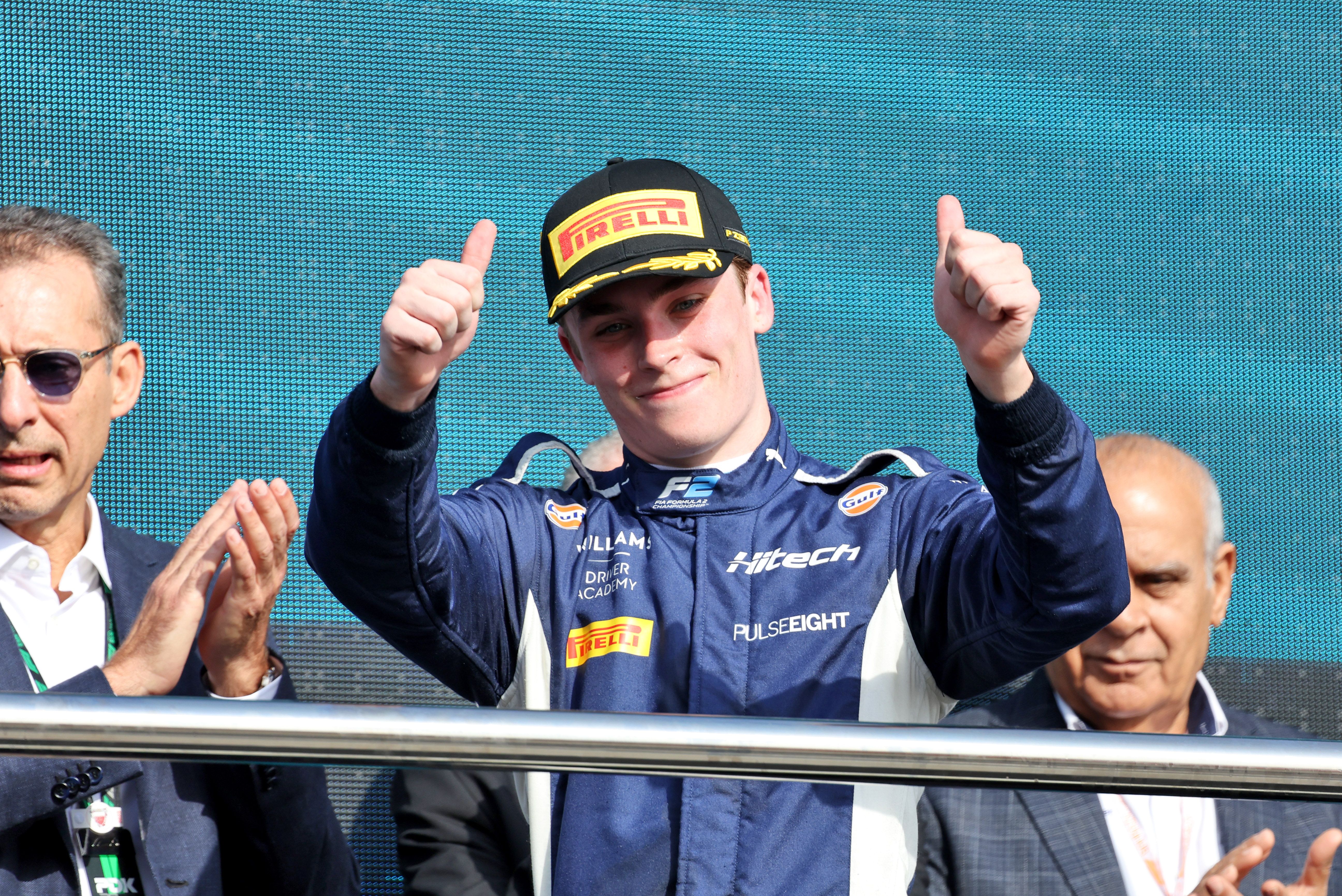 Luke secured another podium finish in Formula 2