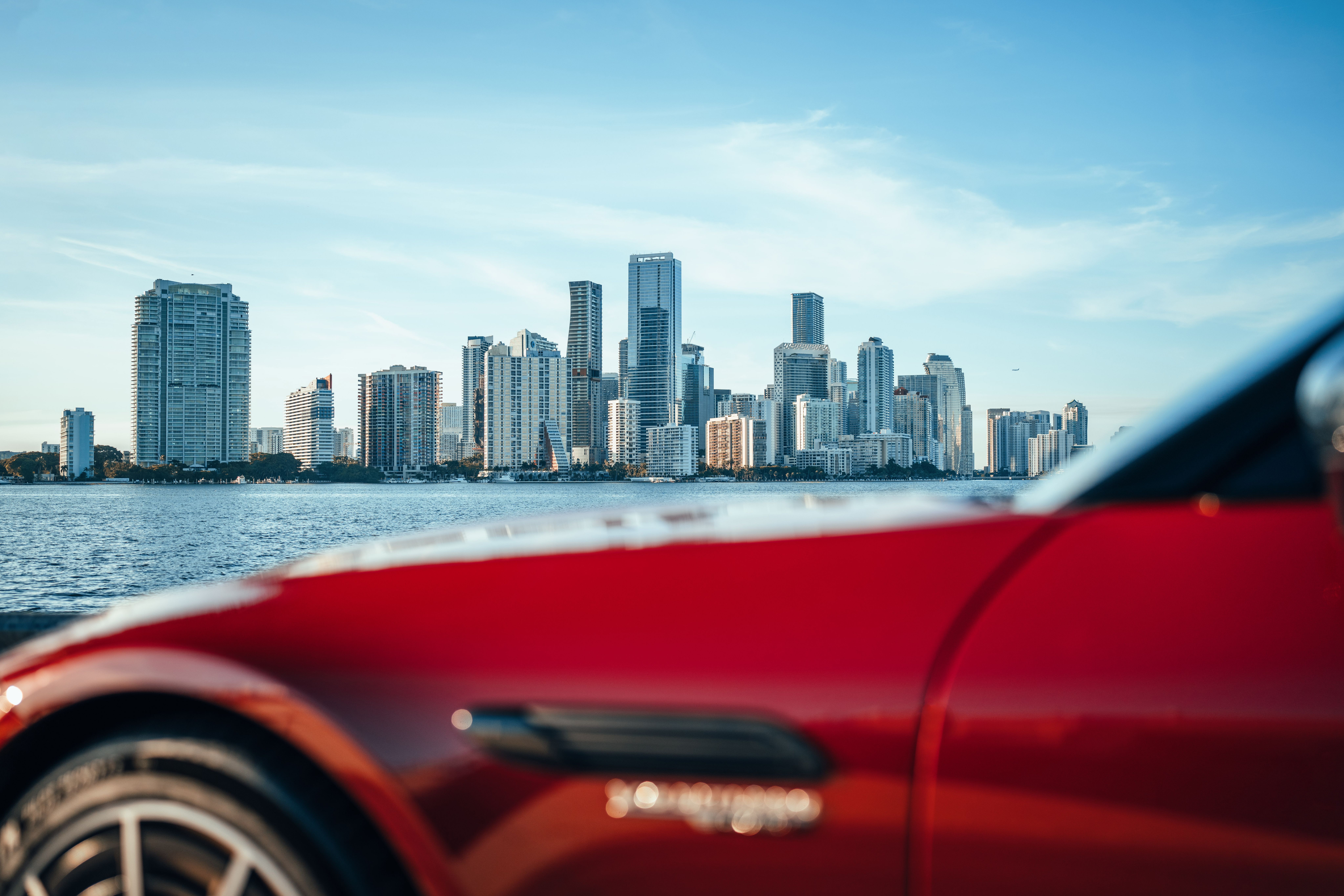 Time for an evening cruise through Miami.