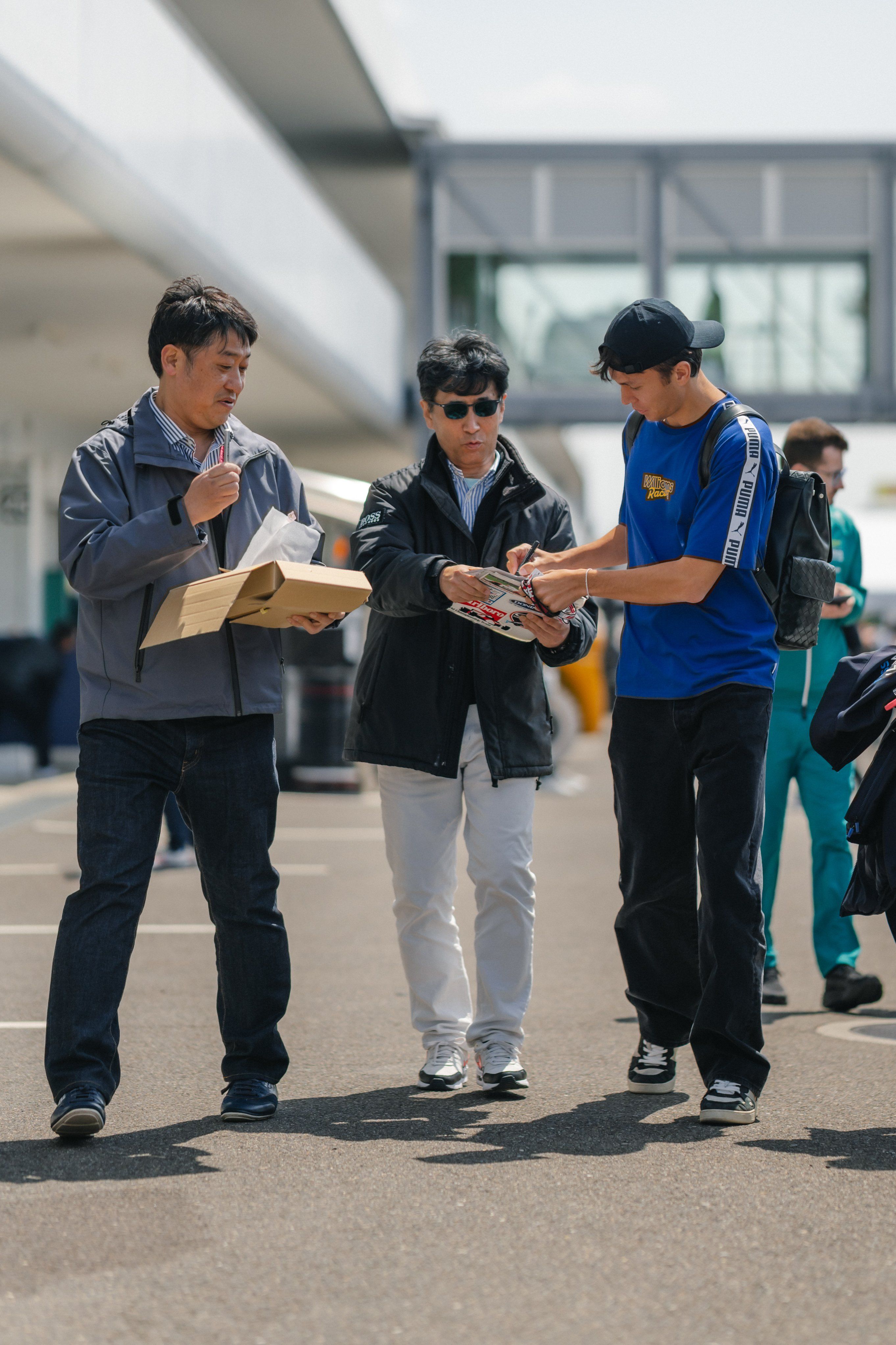 Always time for the fans.