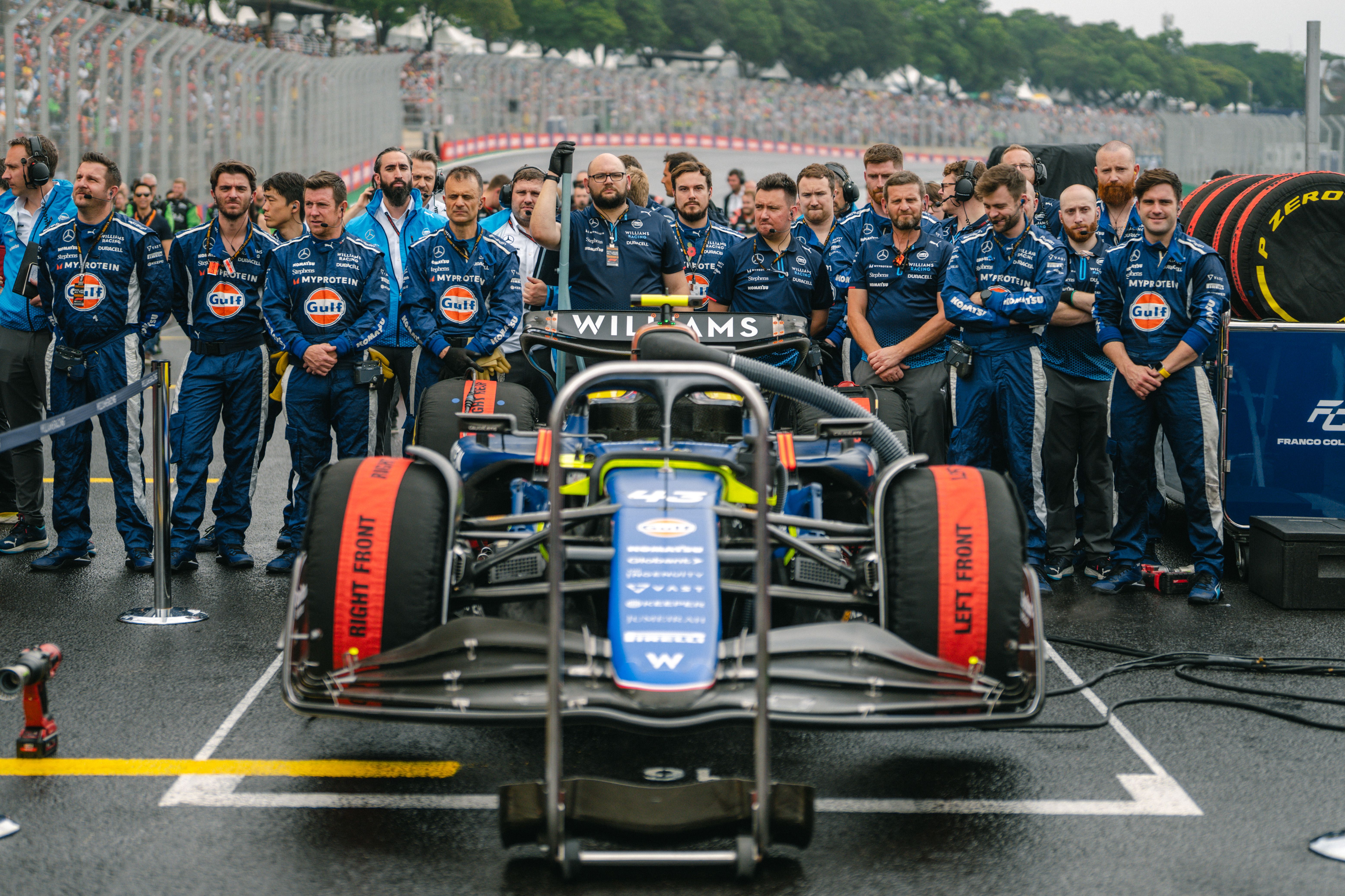 A real team effort today.