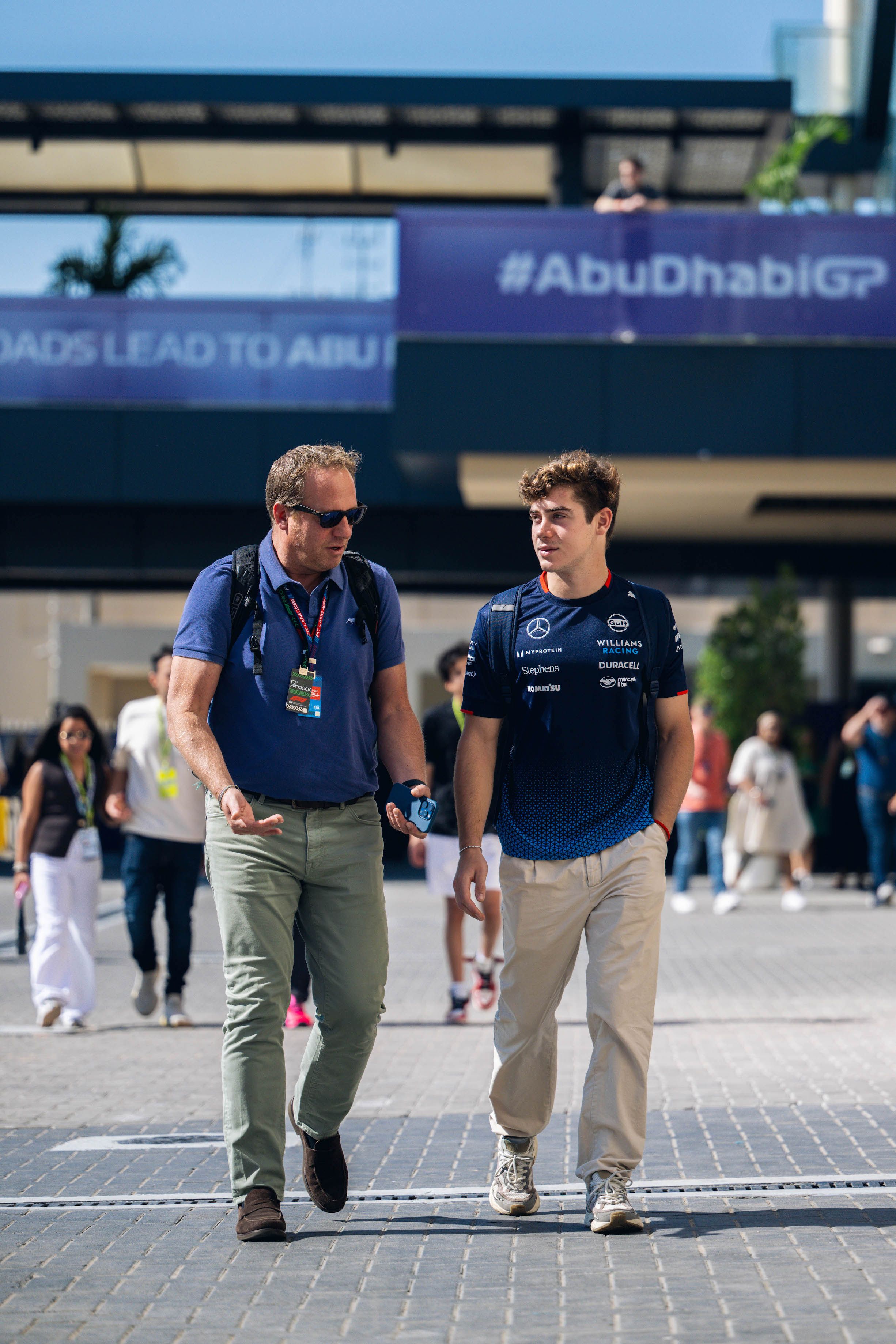 Franco is set for his first F1 Sunday in Abu Dhabi.