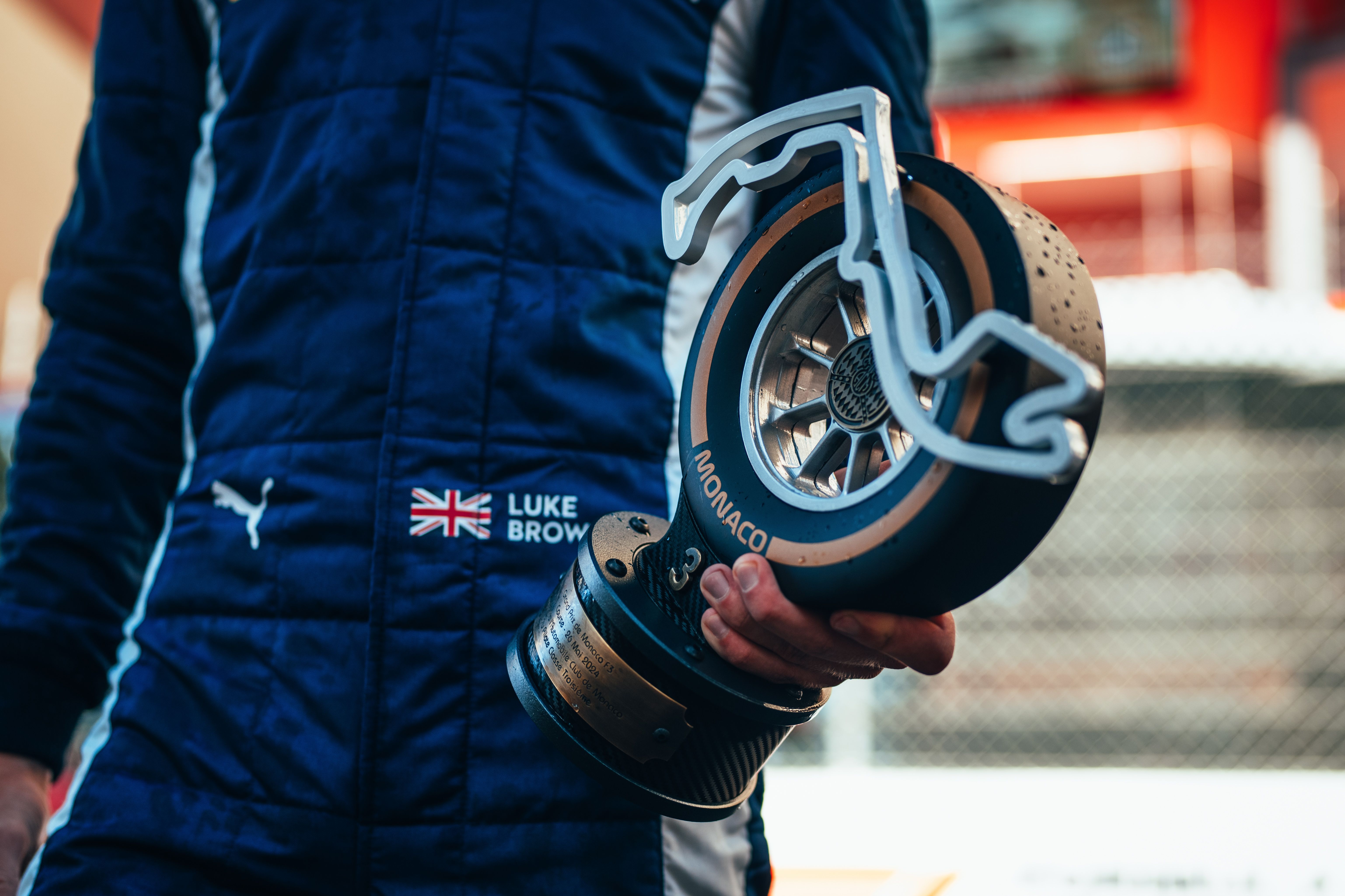 It's a trophy like no other for Luke