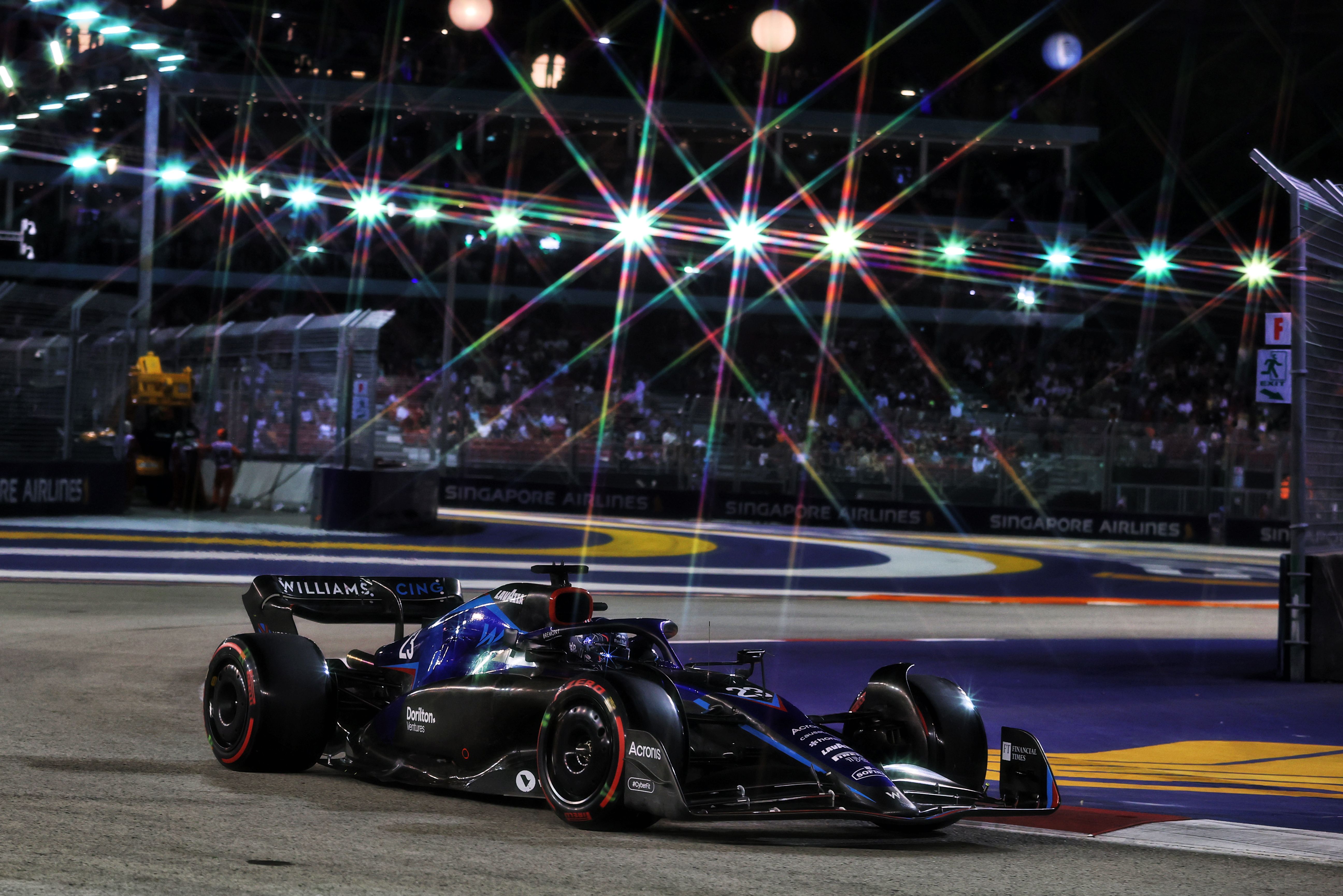 We might be biased, but the FW44 livery looked especially spectacular in Singapore.