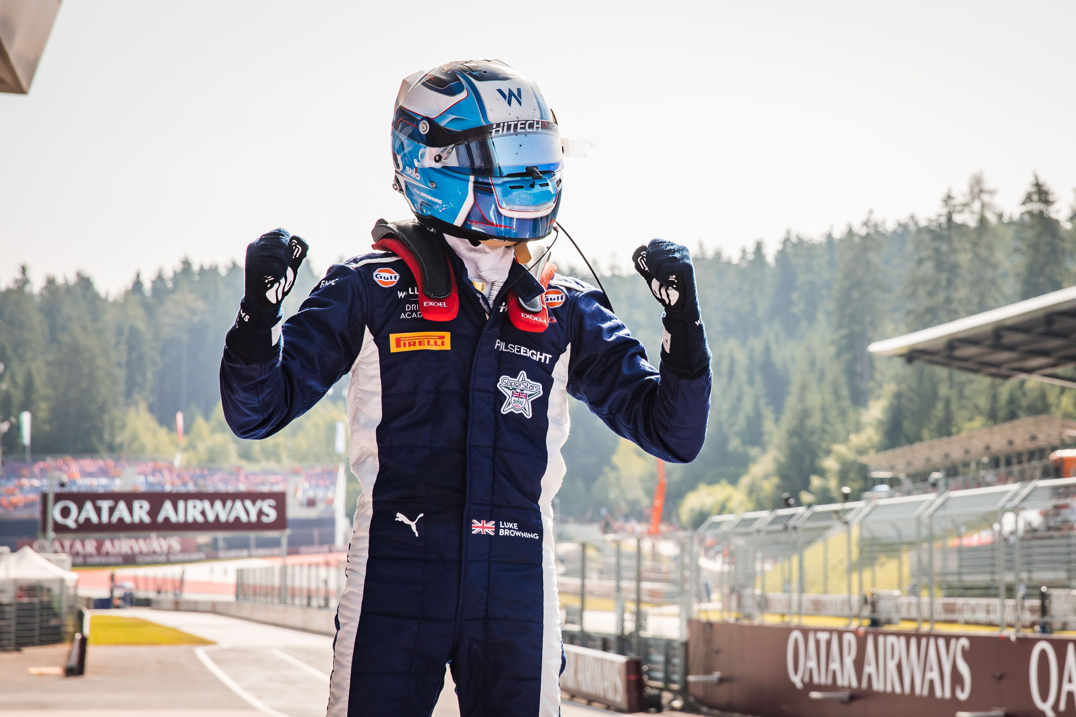 A superb lights to flag win for Luke!