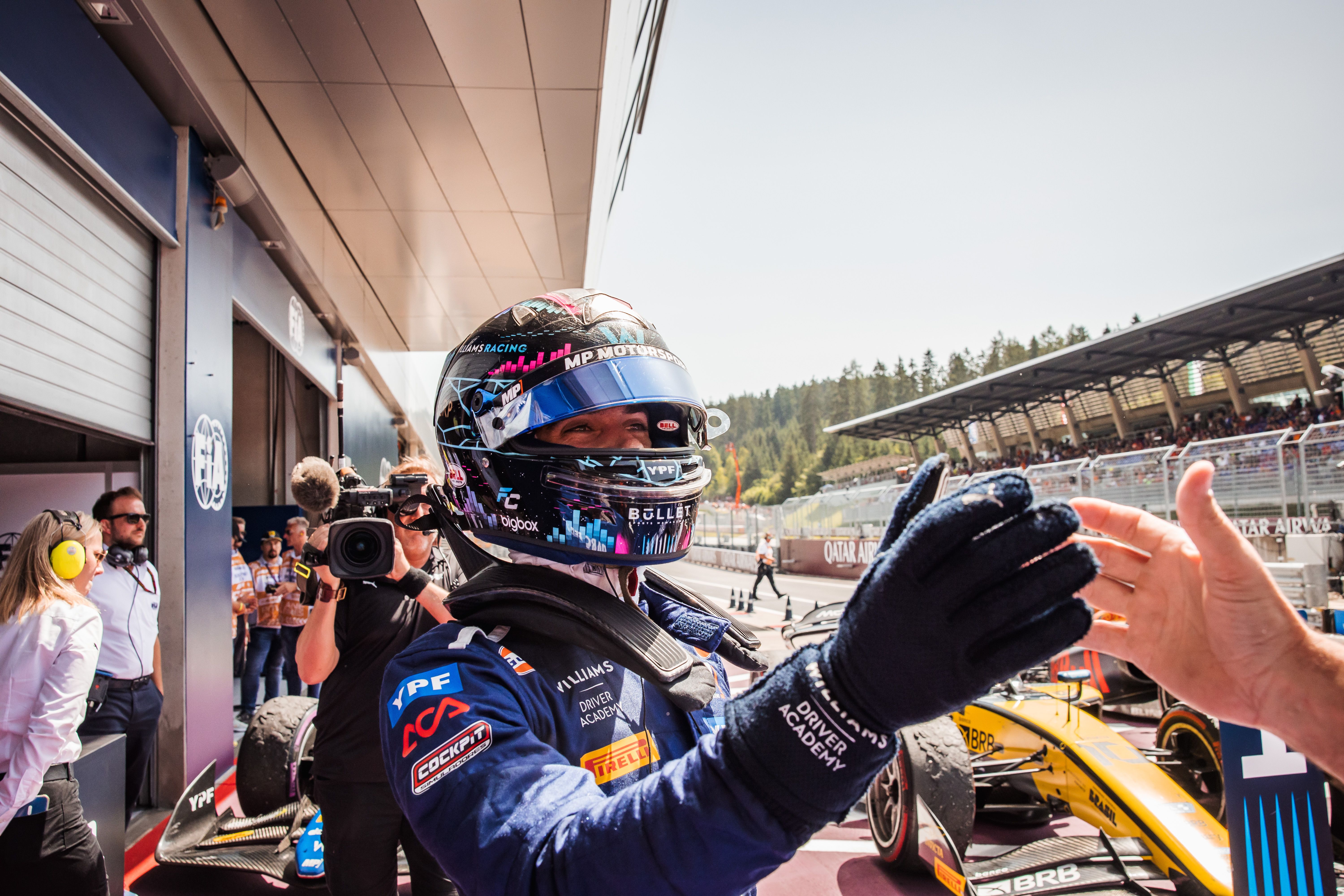 High fives all around as Franco climbs to P5 in the championship.