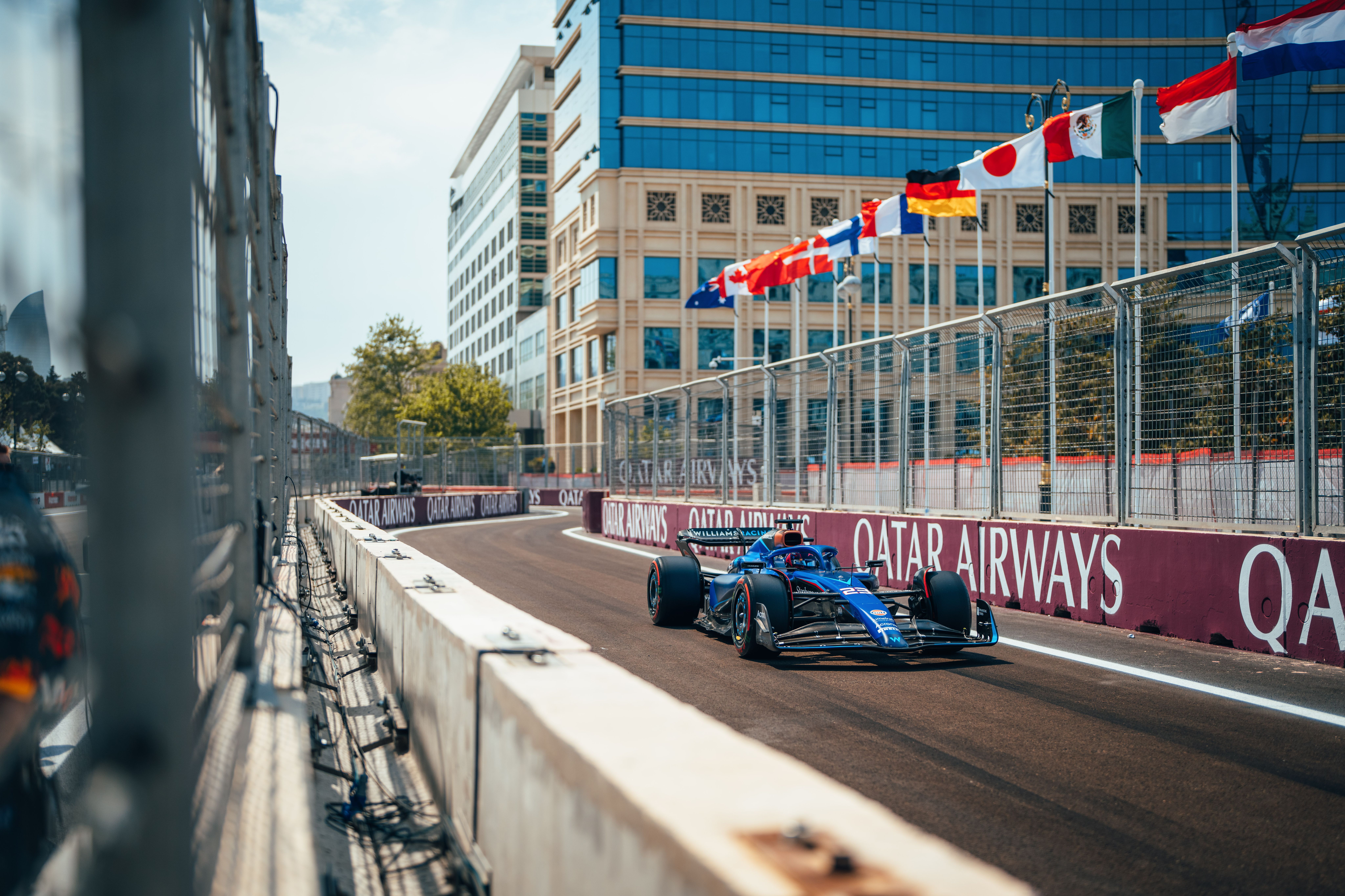 Install laps before heading to the grid.