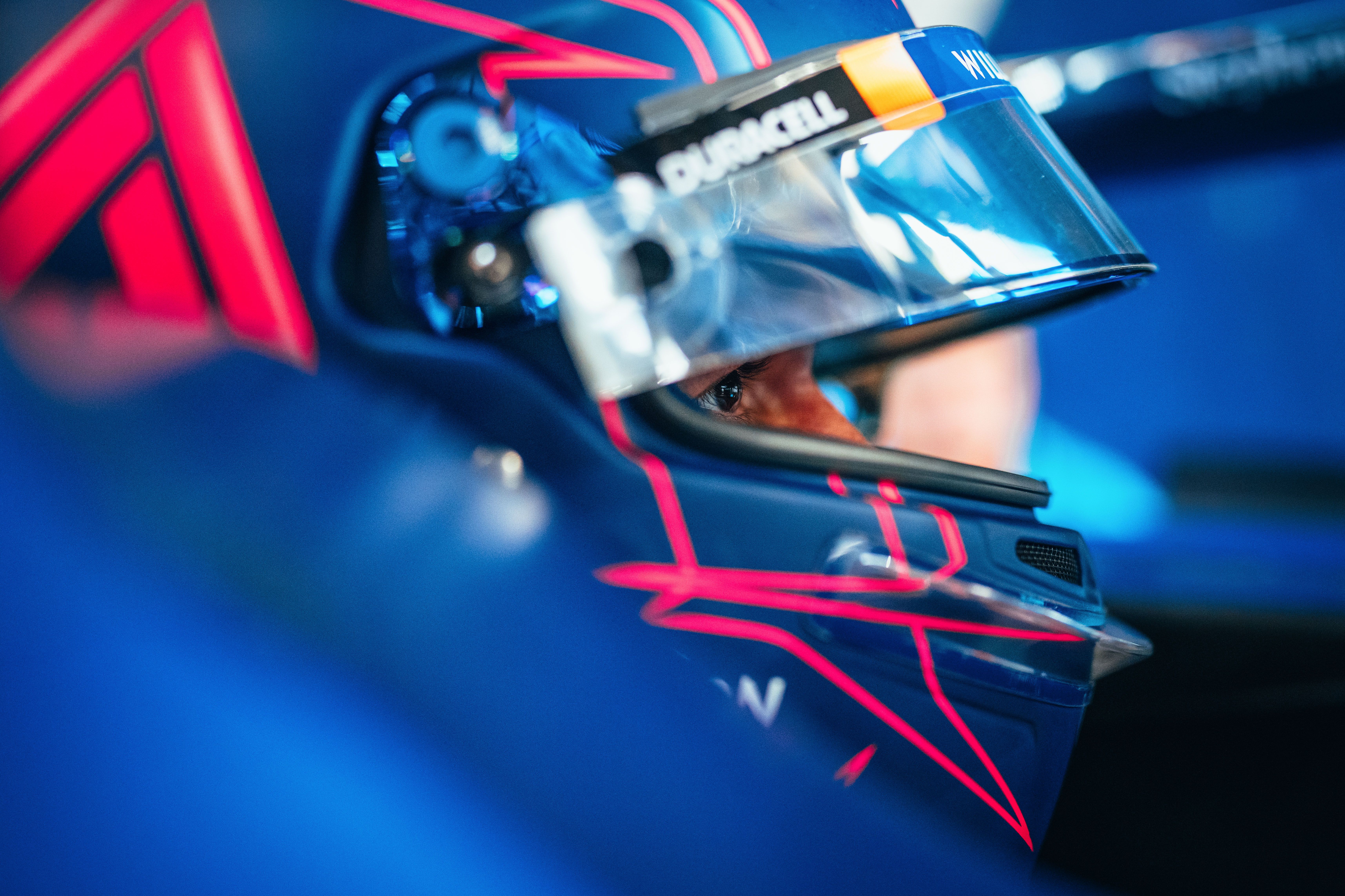 Full focus in the cockpit.