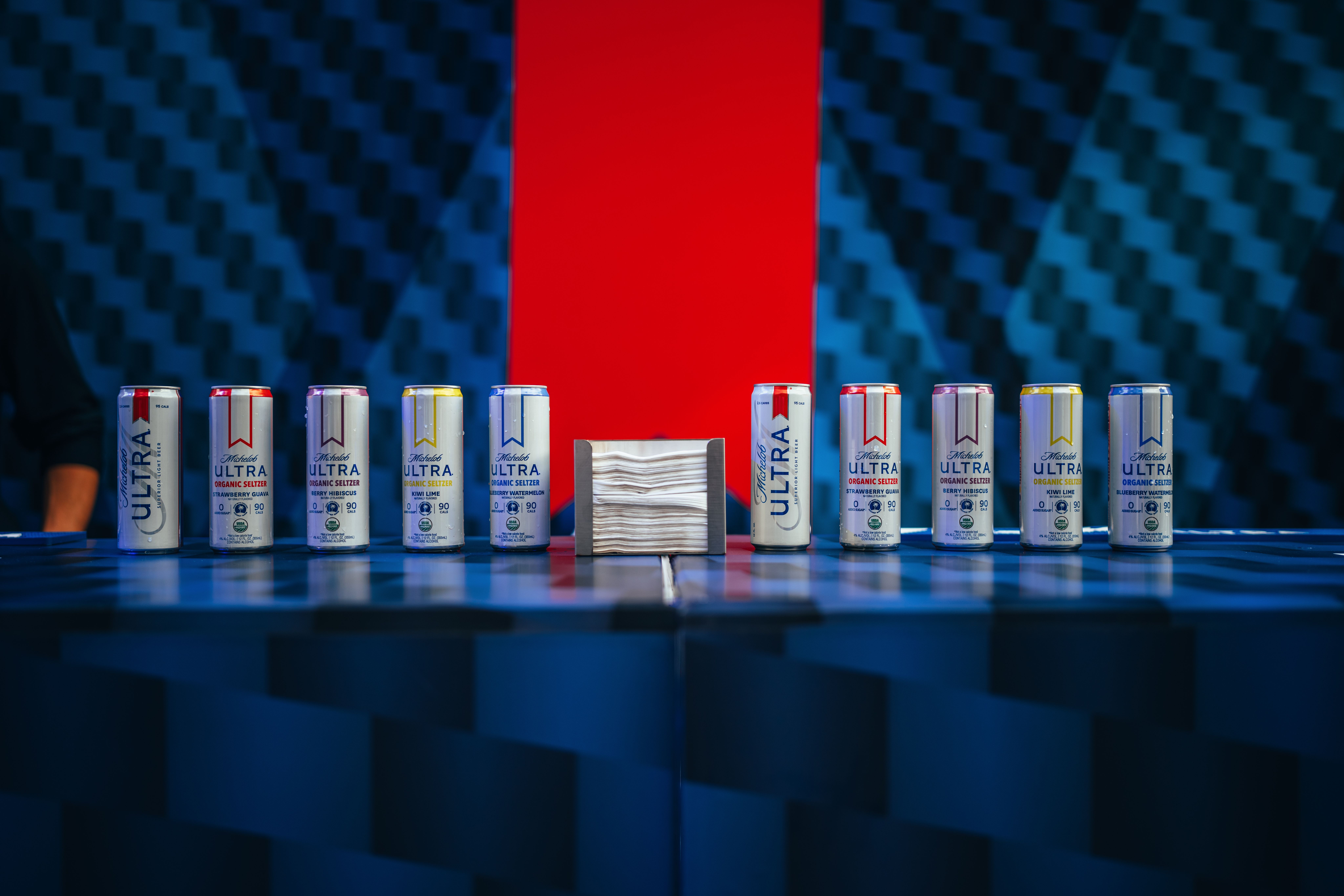 Take a moment at the Michelob Ultra Bar (21+).