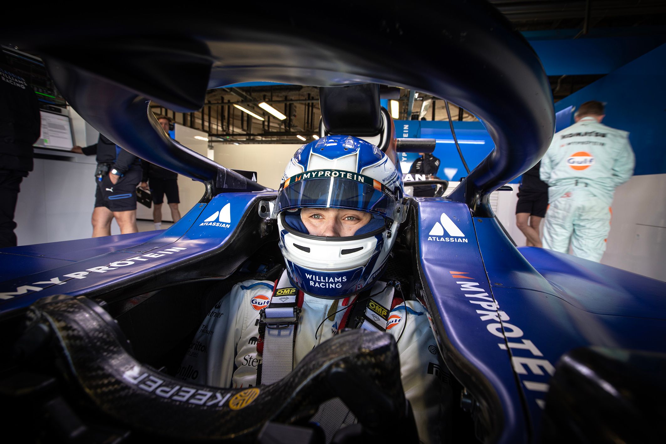 Luke's behind the wheel of our 2023 challenger that finished P7 in the Constructors'.