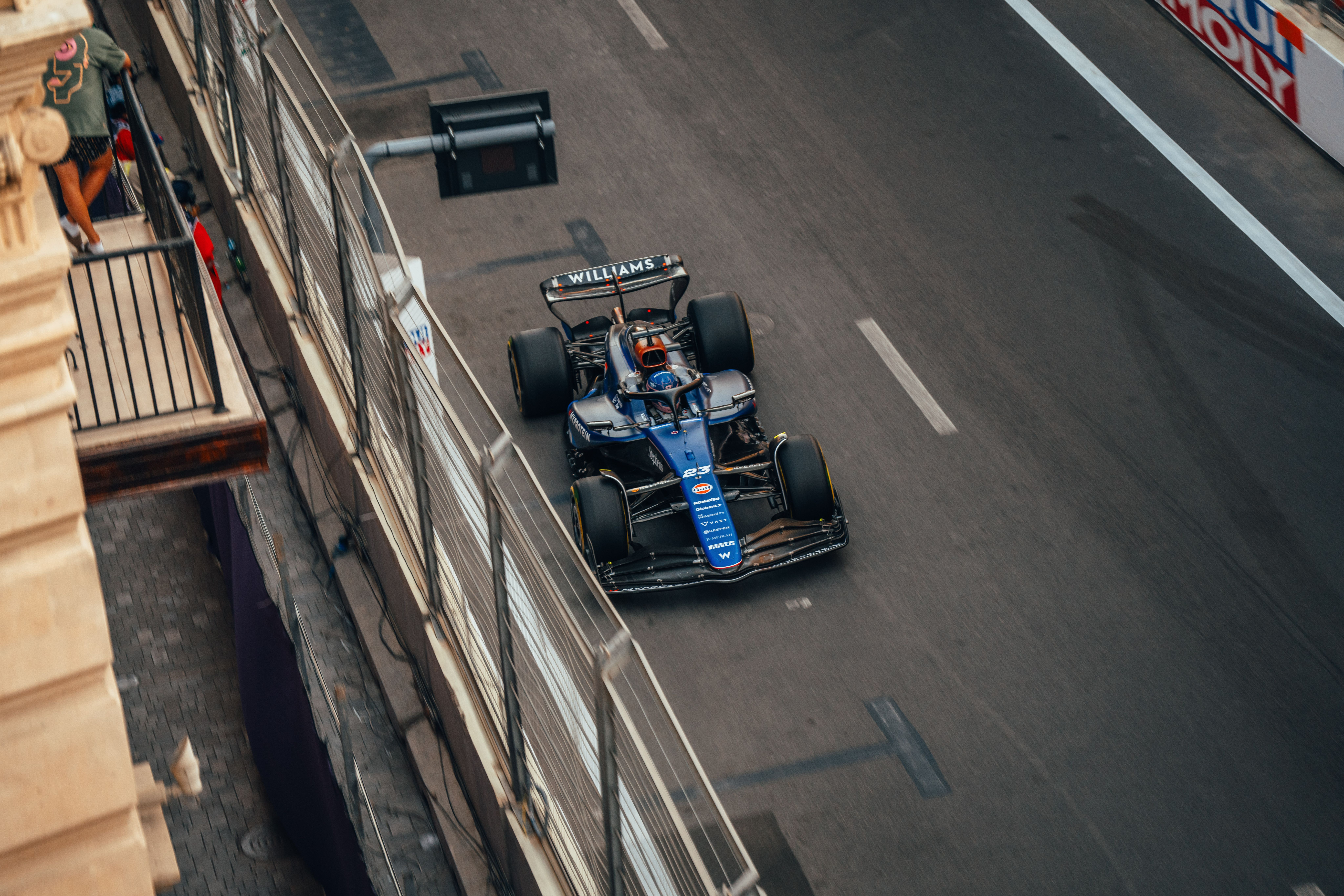 Quite the view from that balcony.