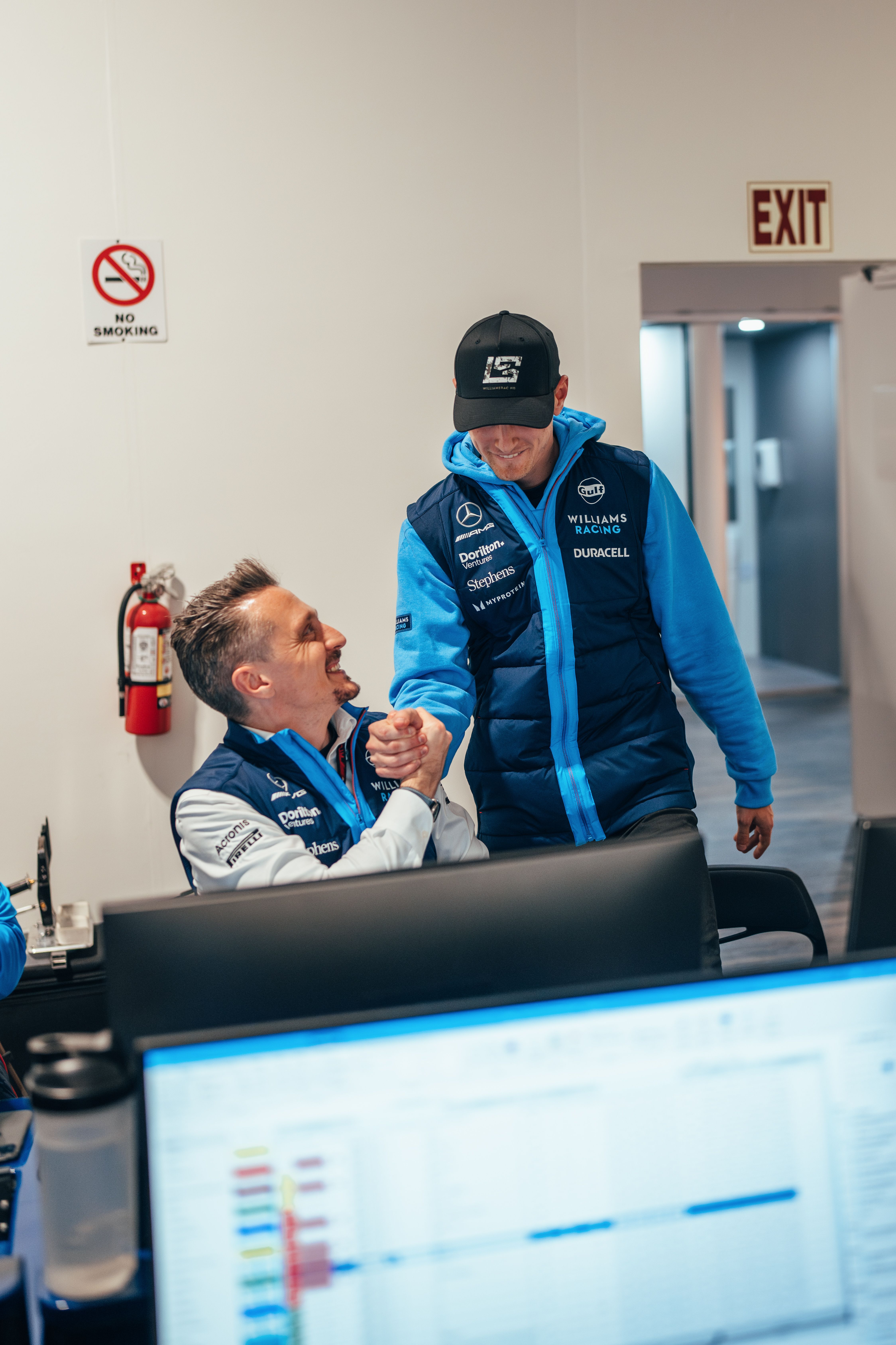 The work starts for Saturday's race.