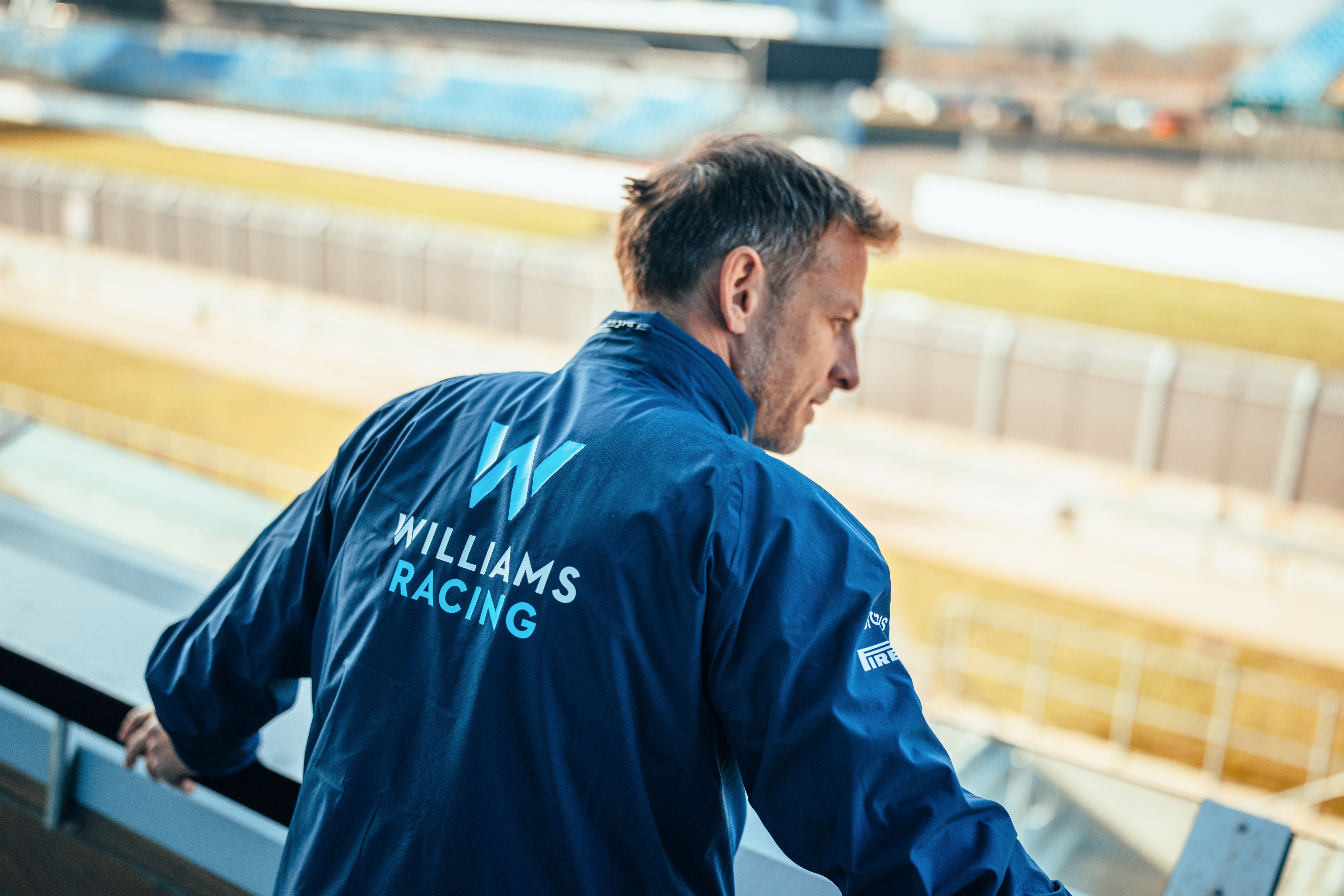 JB keeps an eye on proceedings.