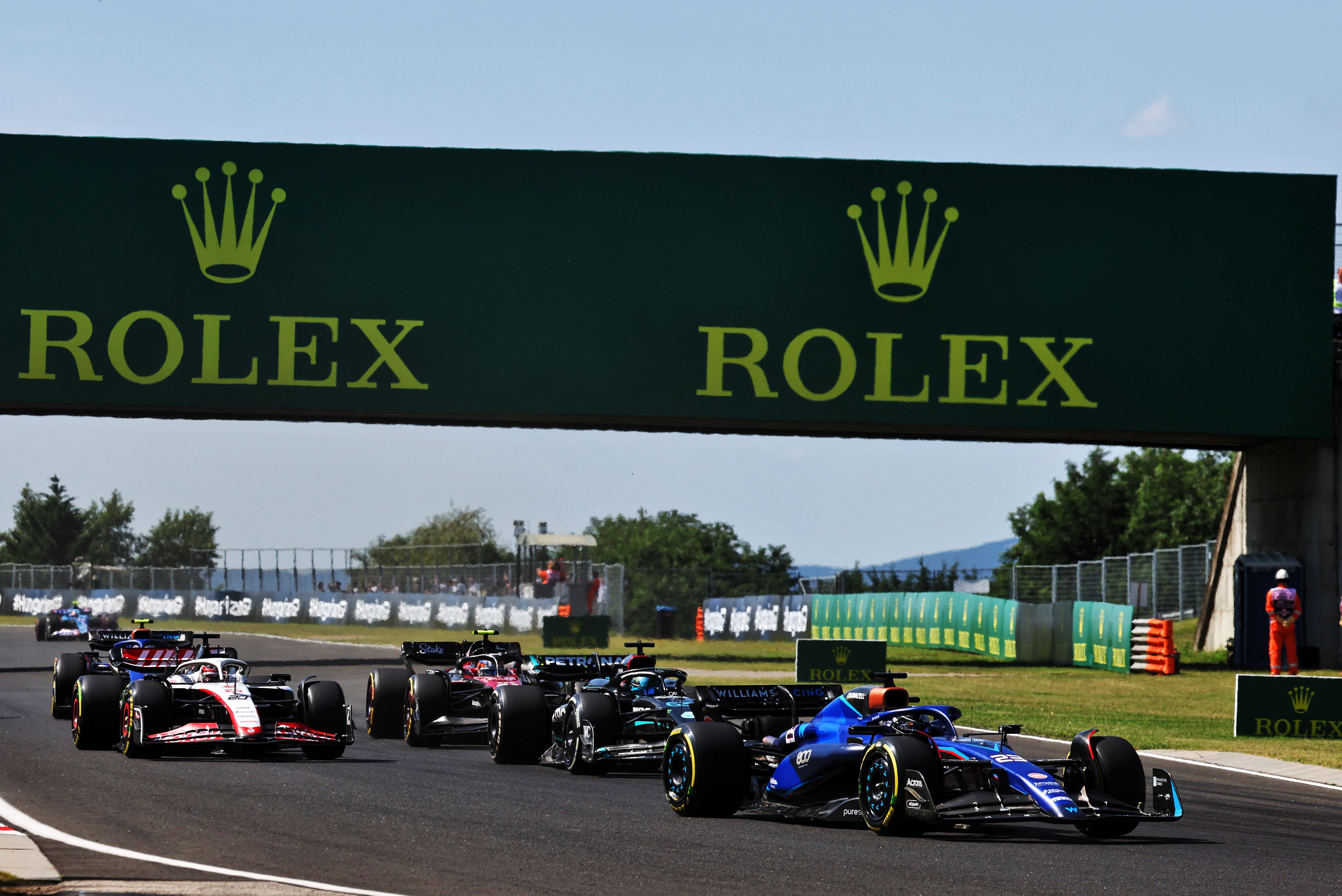 Our pair avoid the Turn 1 crashes to make it through Lap 1 unscathed.