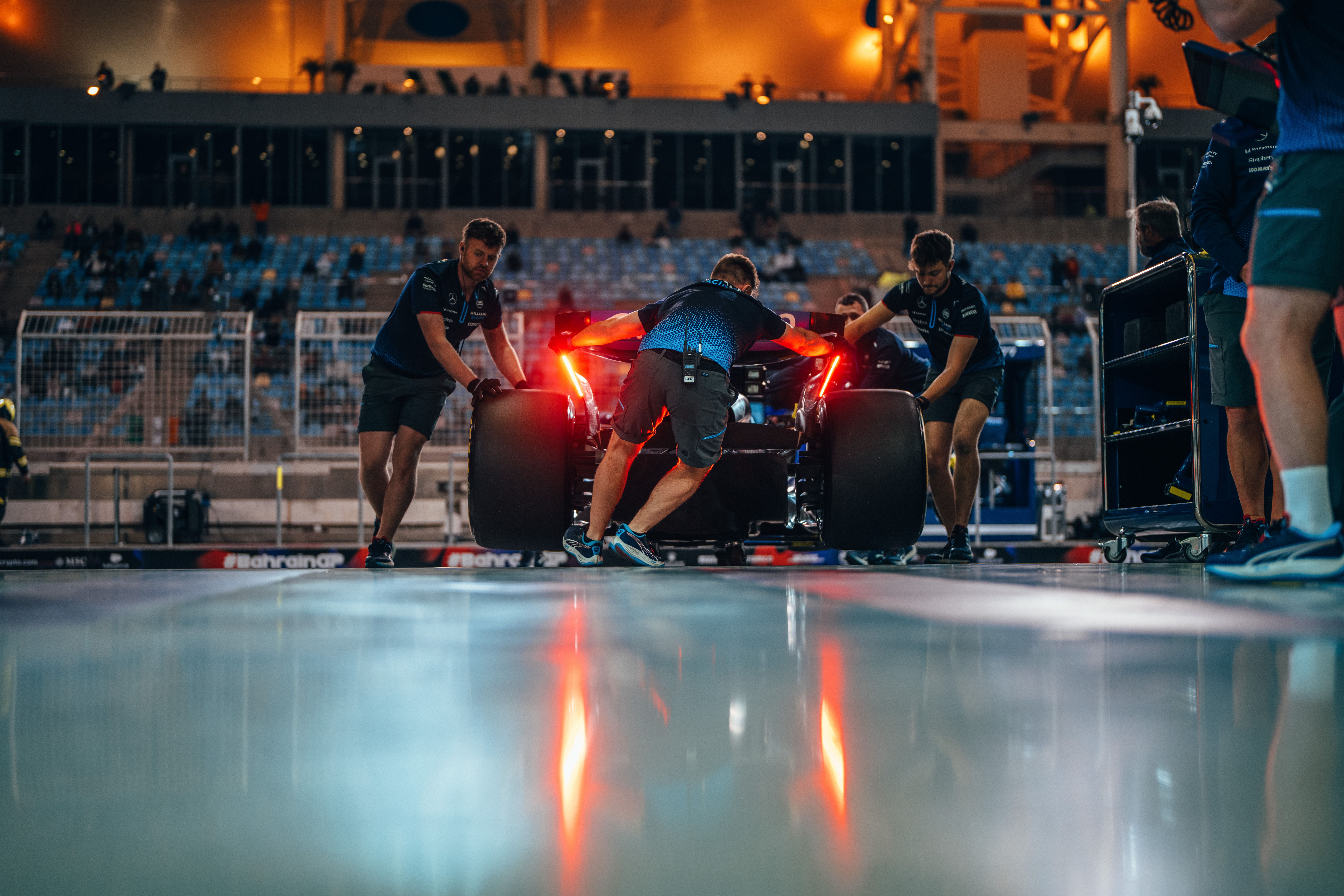 Returning after some encouraging soft tyre runs.