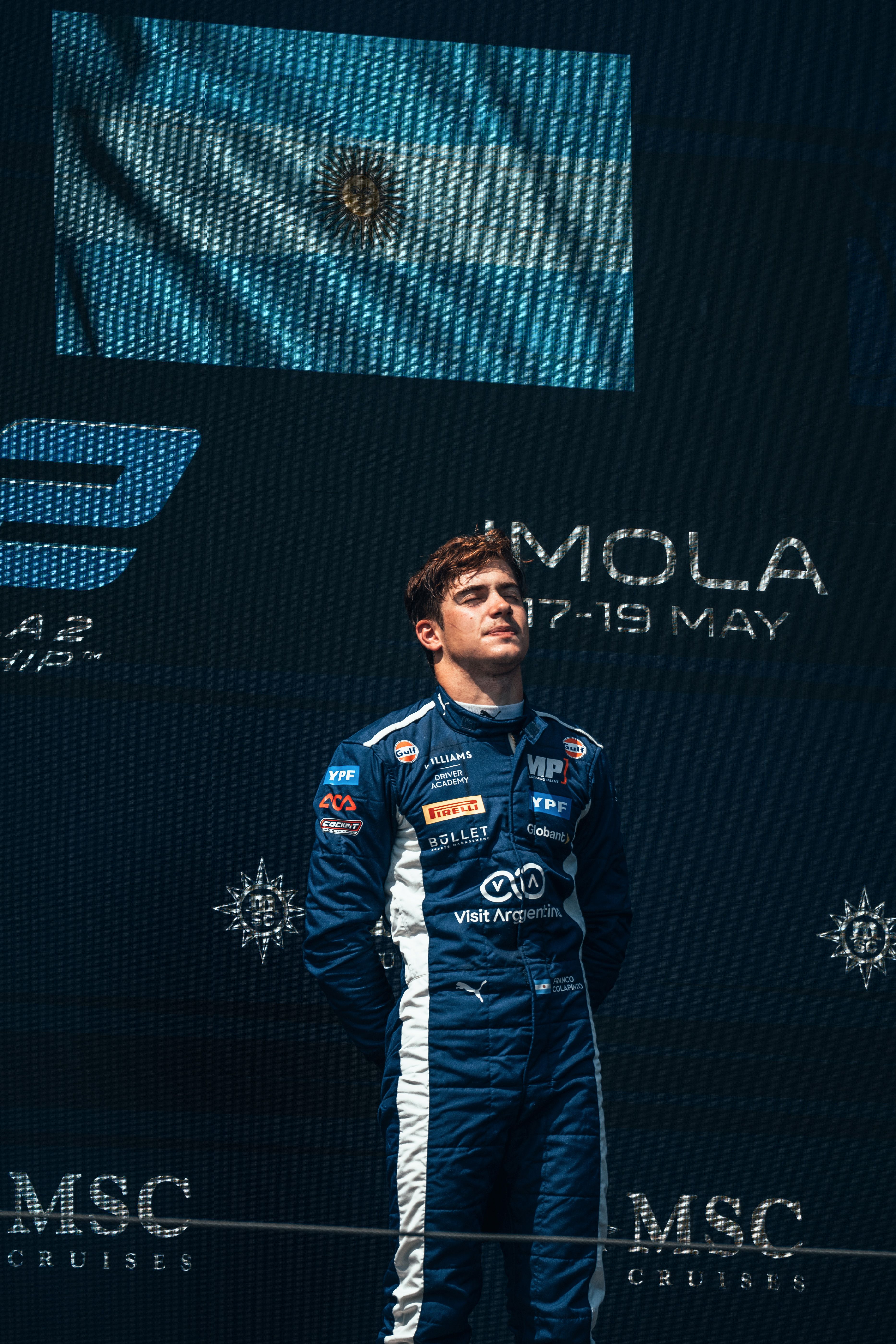 Enjoying the moment.