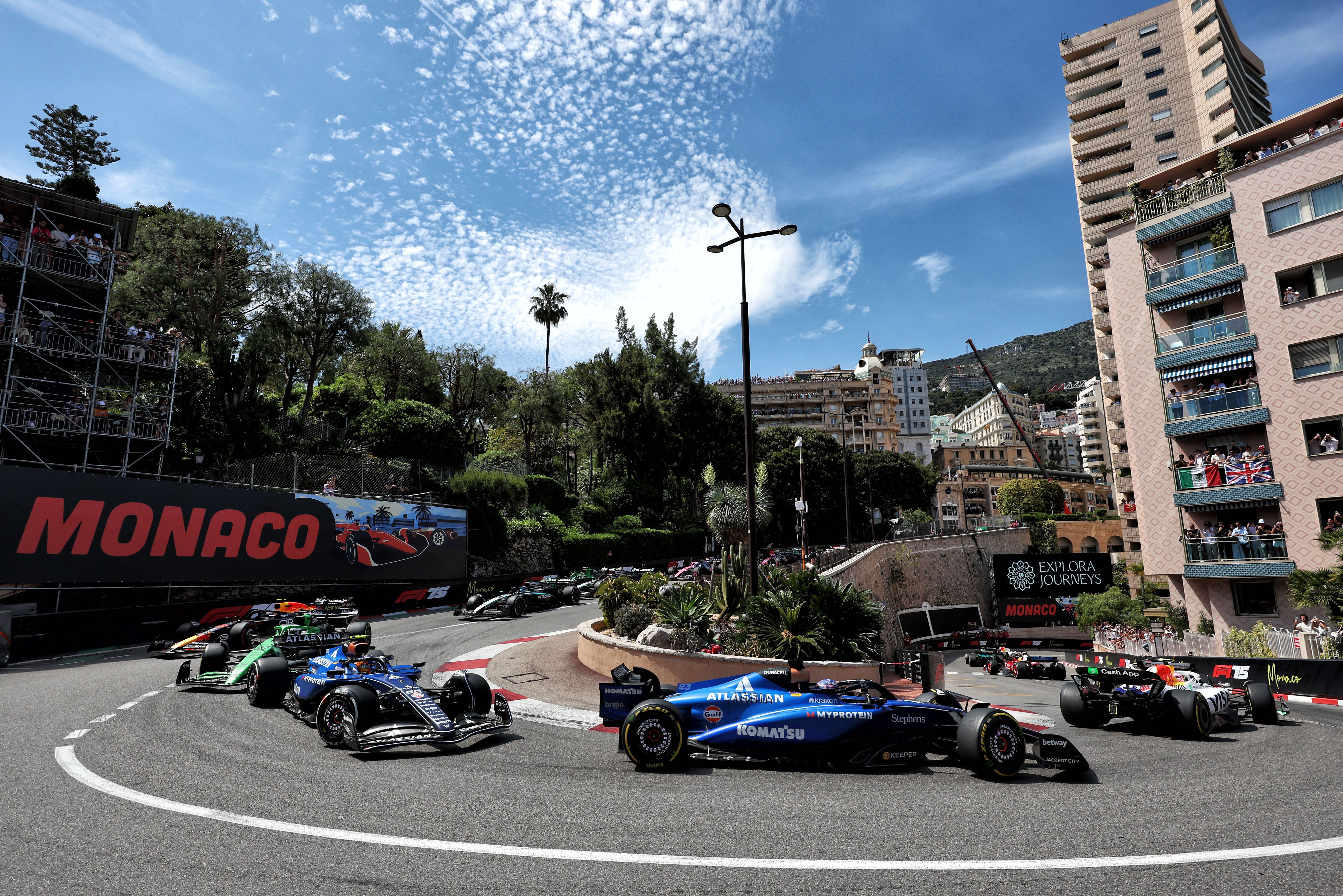 It was tight at the haripin