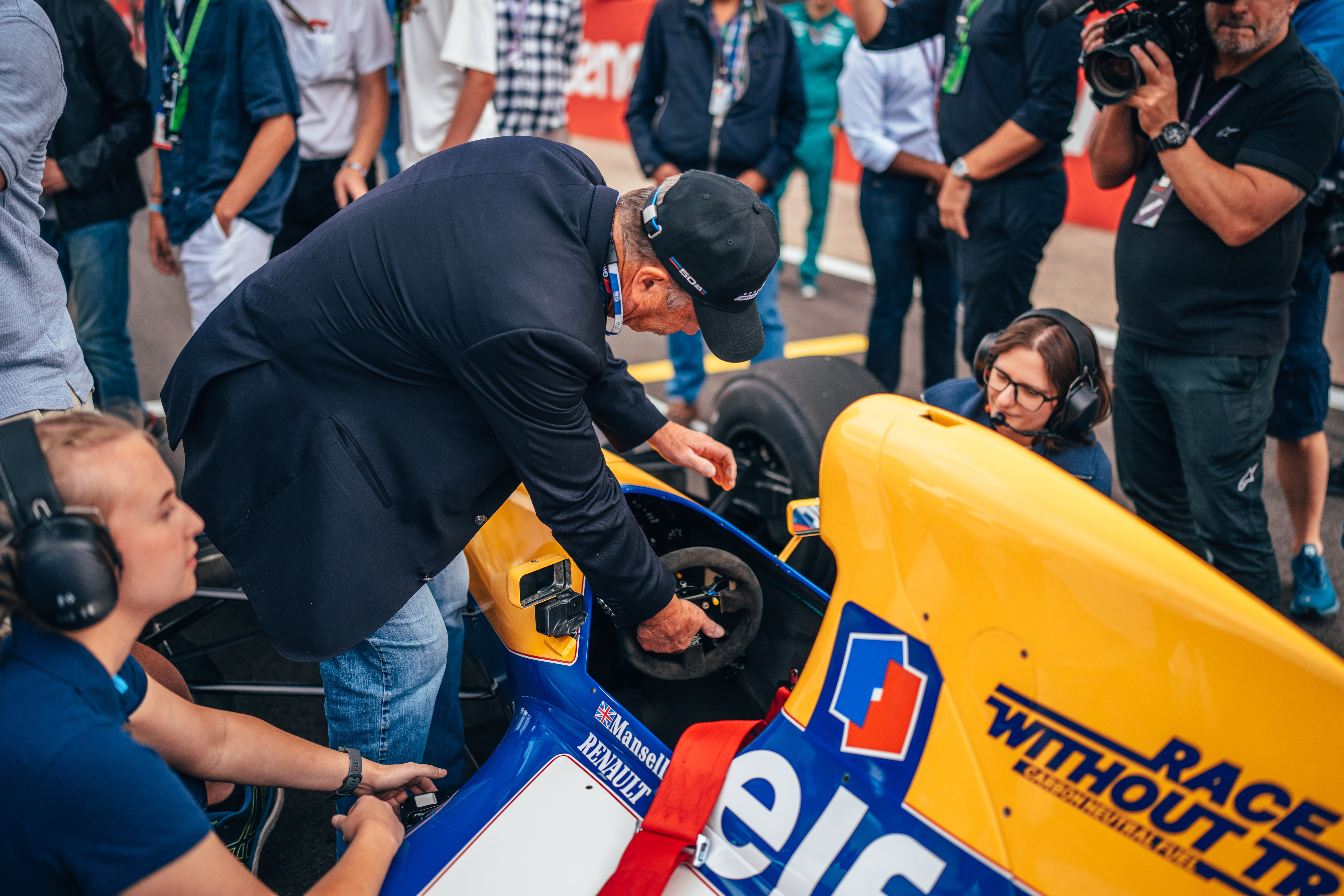 Nigel gets reacquainted with his old machine