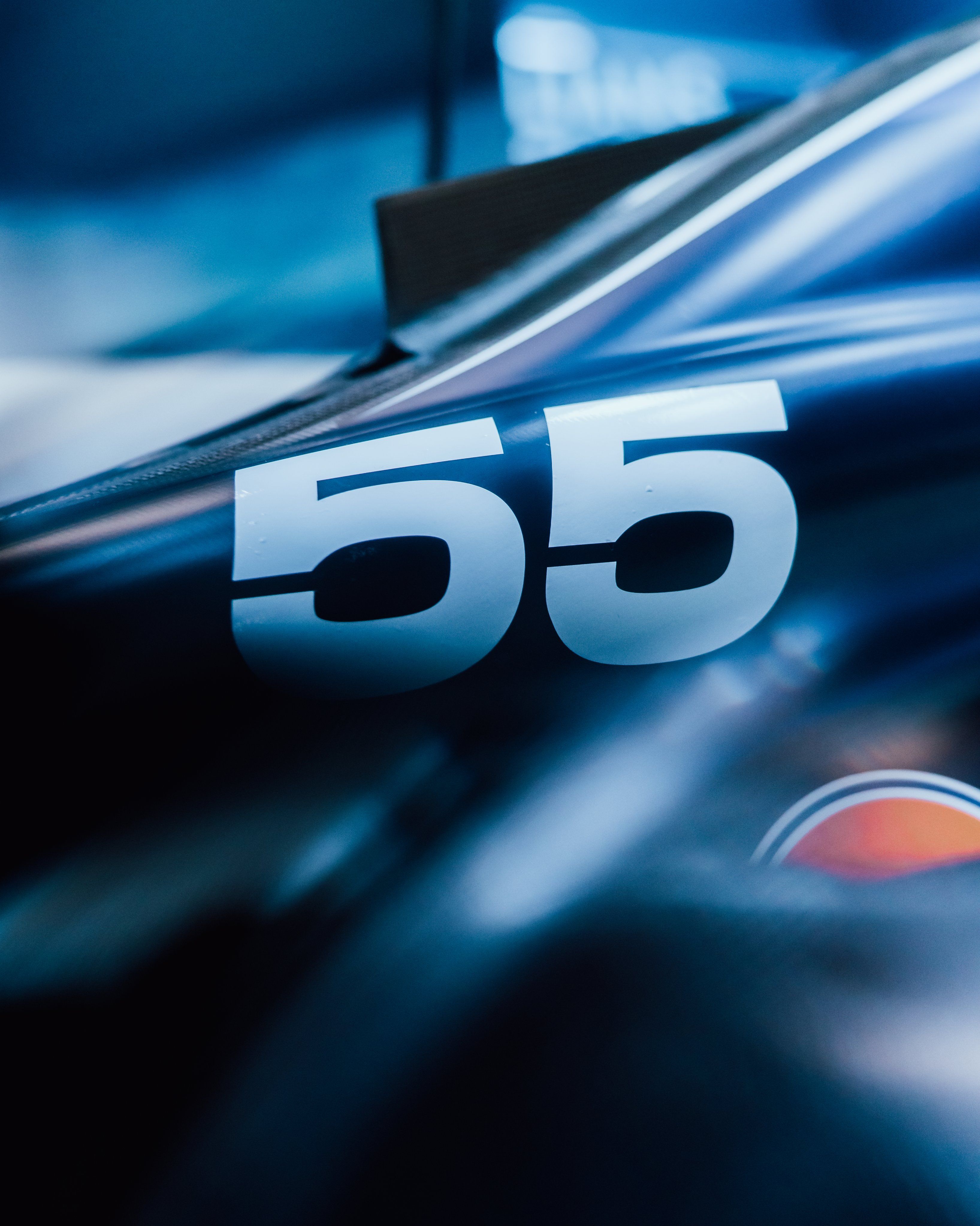 55 on the car for some Monday morning running in Montmeló.