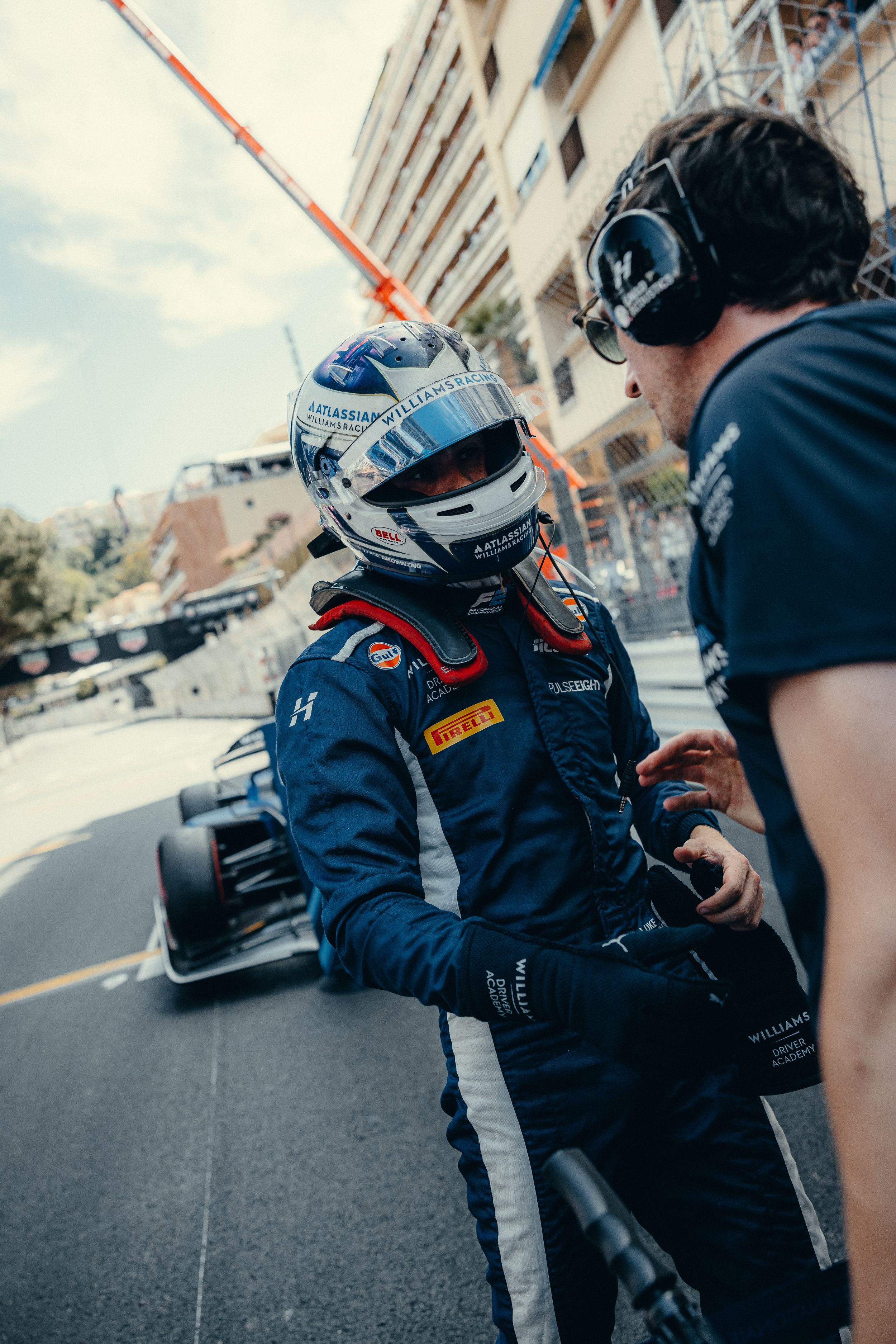 It's Luke! His fifth podium of the year