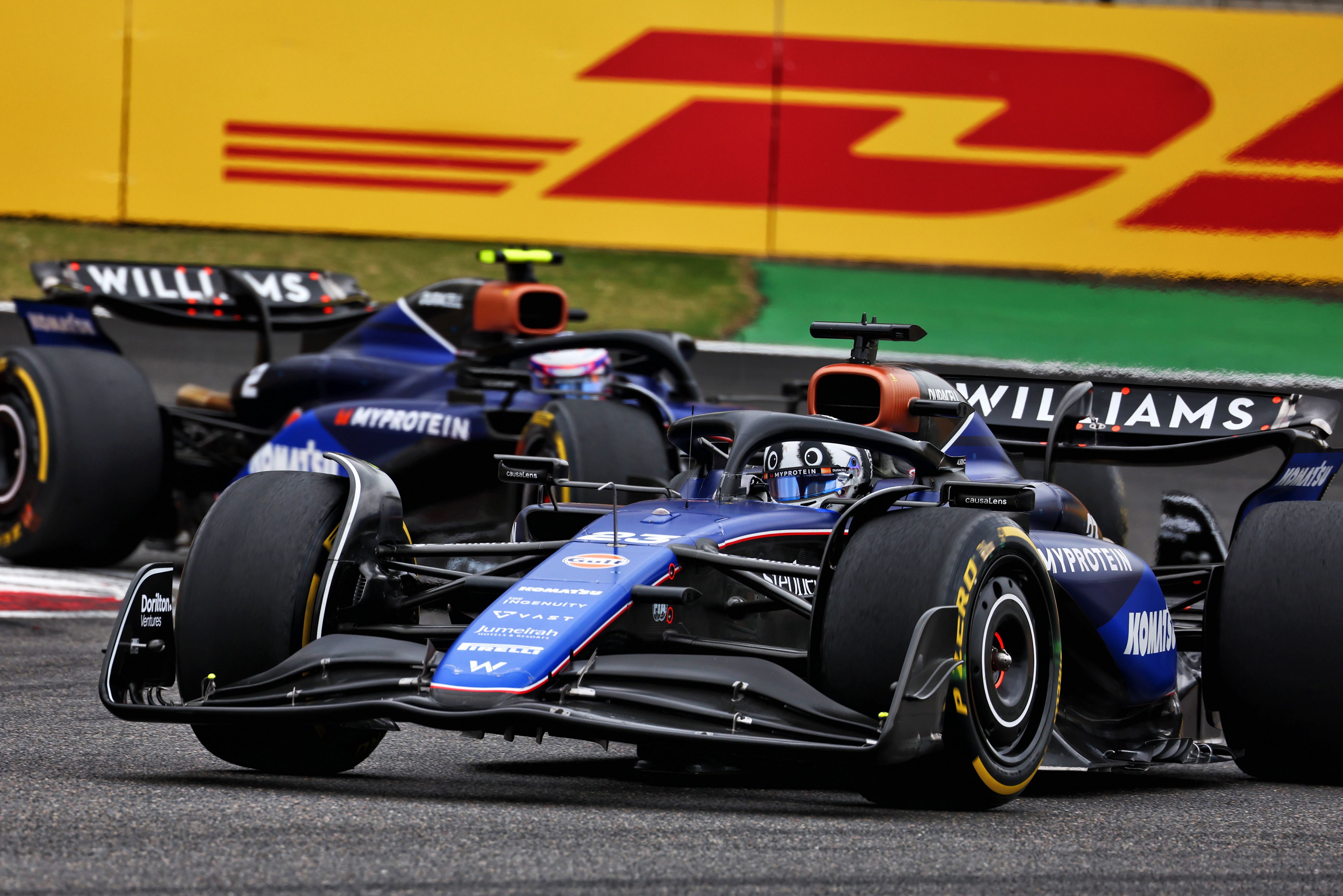 Progress was tough during the 19 laps.