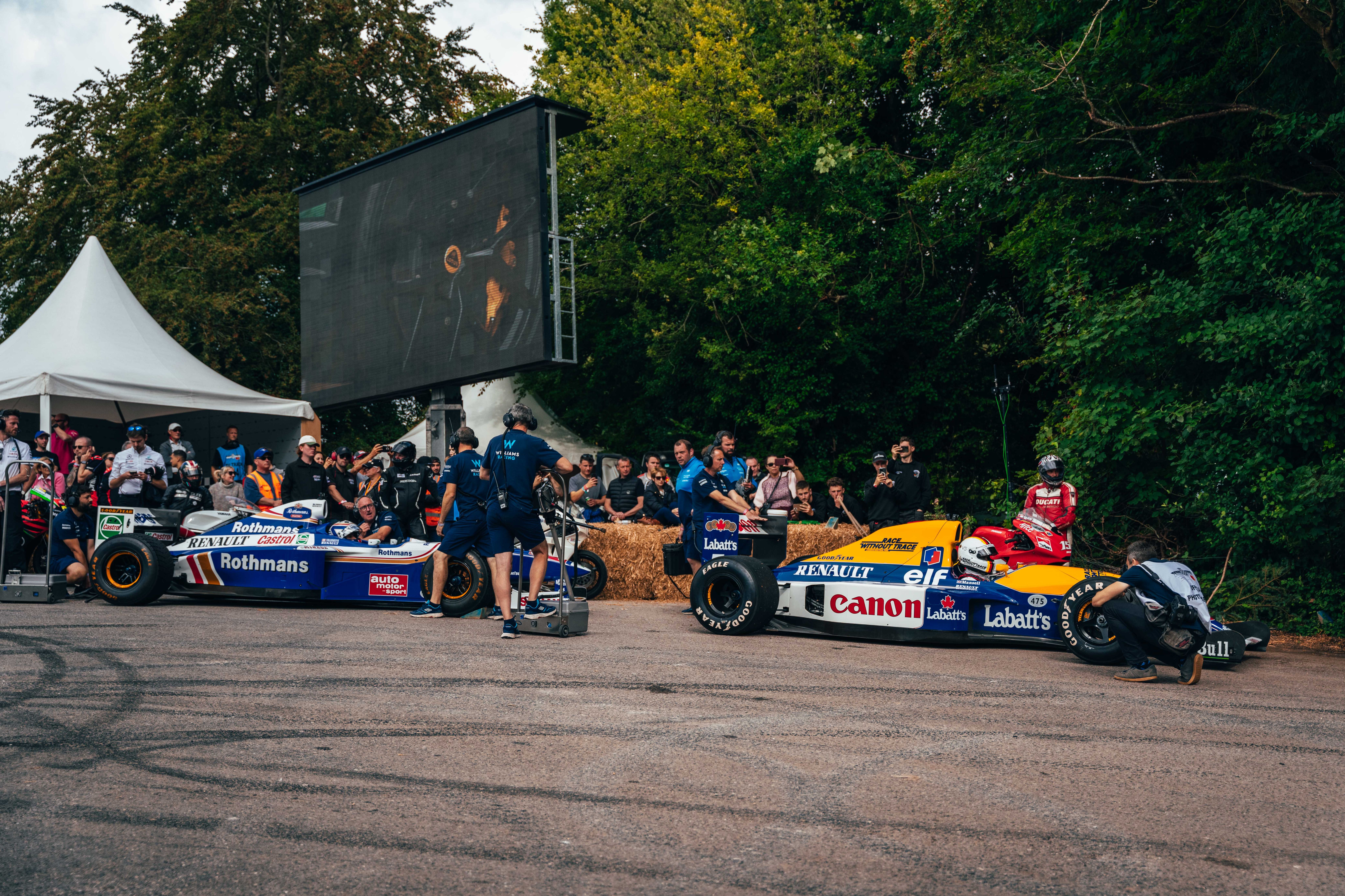 At Goodwood, you get parking lots like nowhere else!