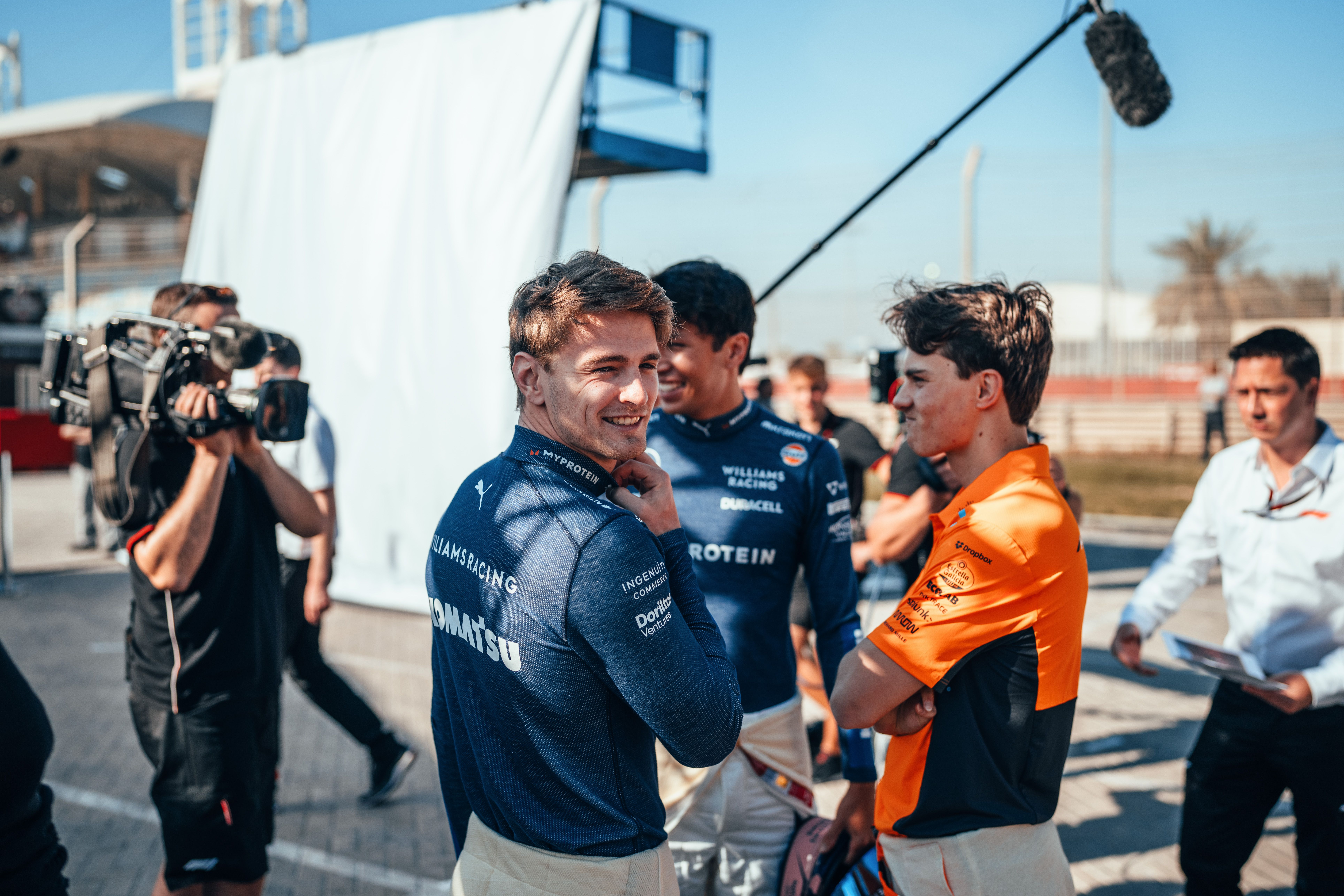 The first day of a new term calls for a catch up with your mates.