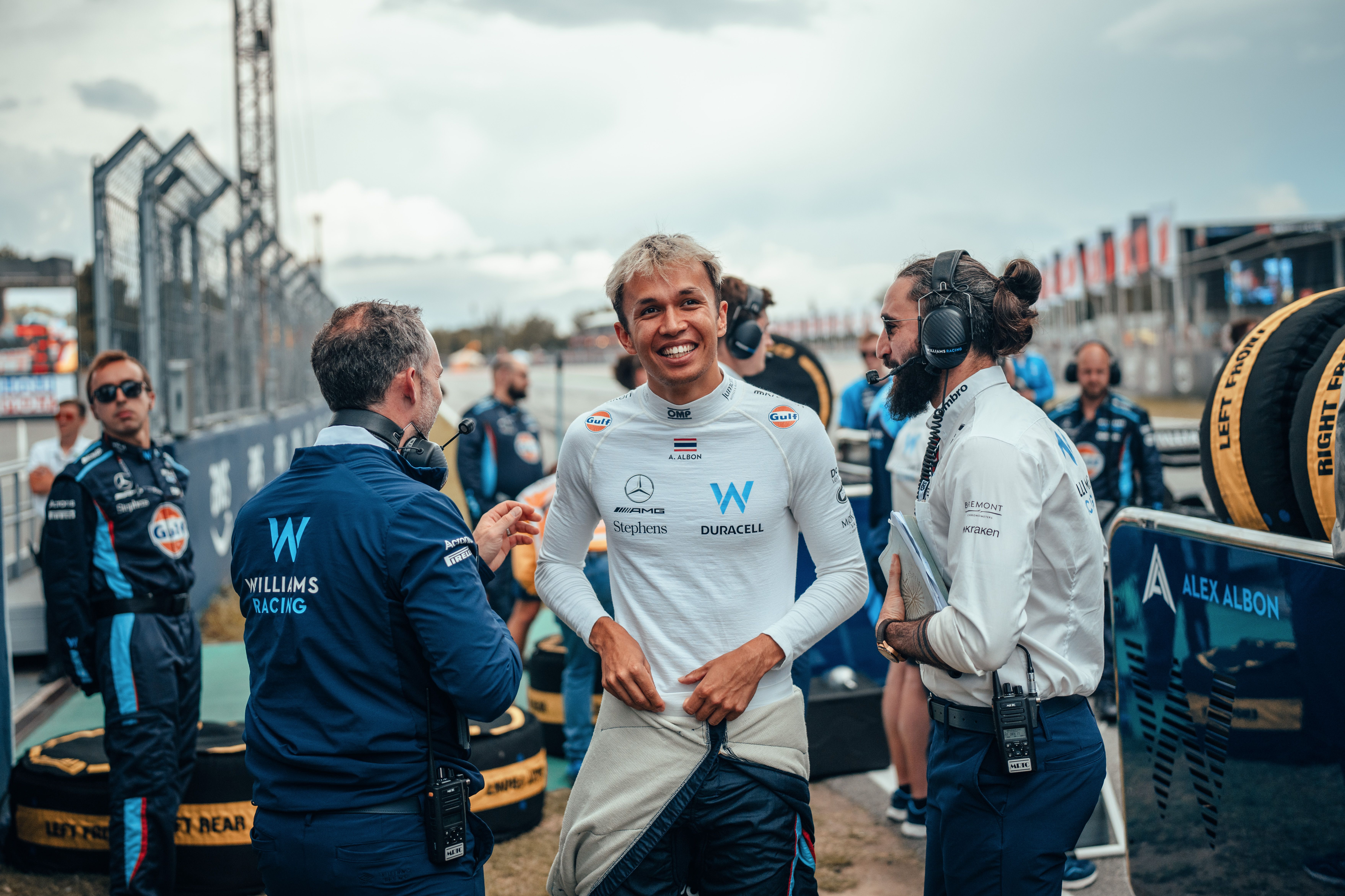 Good vibes pre-race.