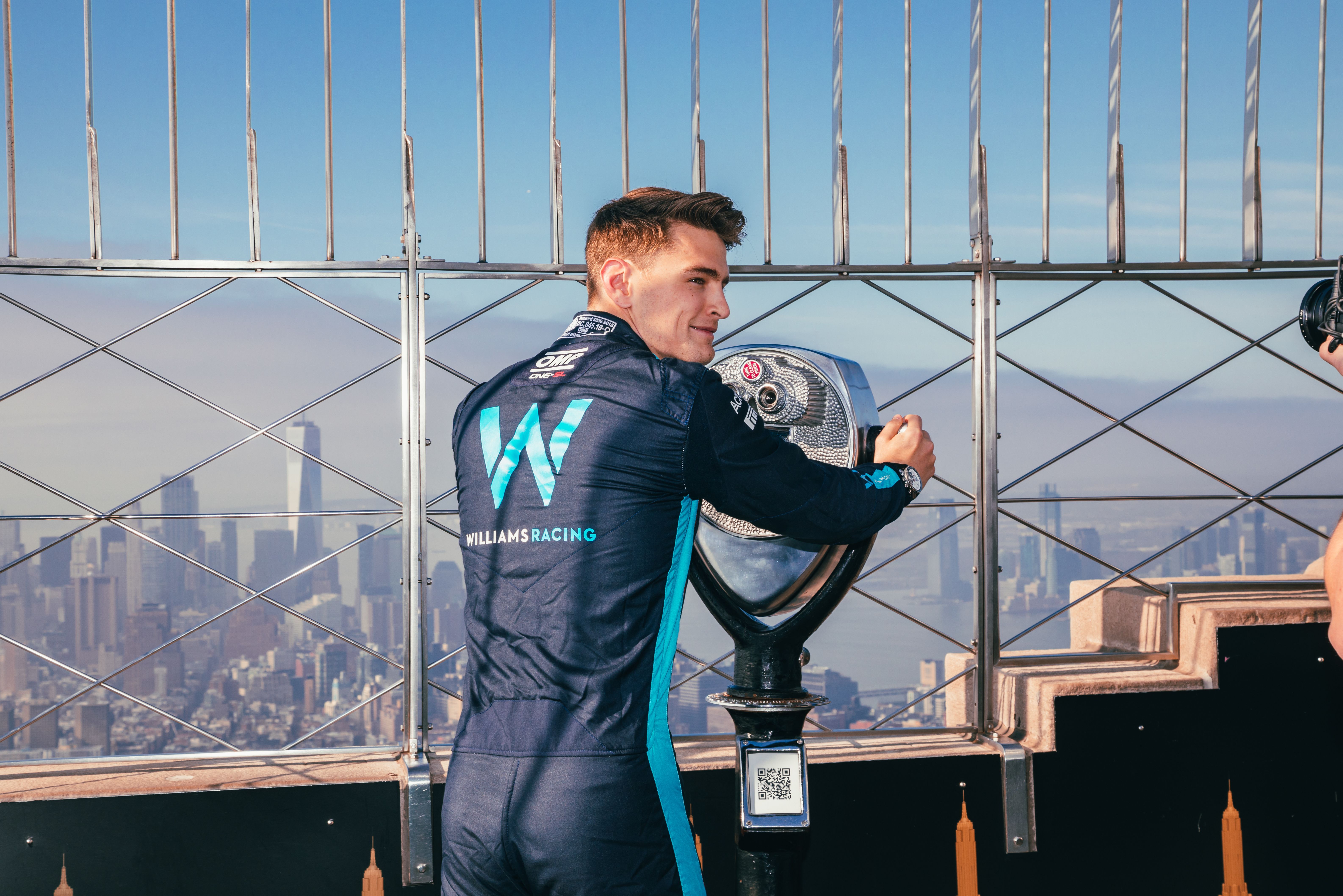 Looking out over The Big Apple.