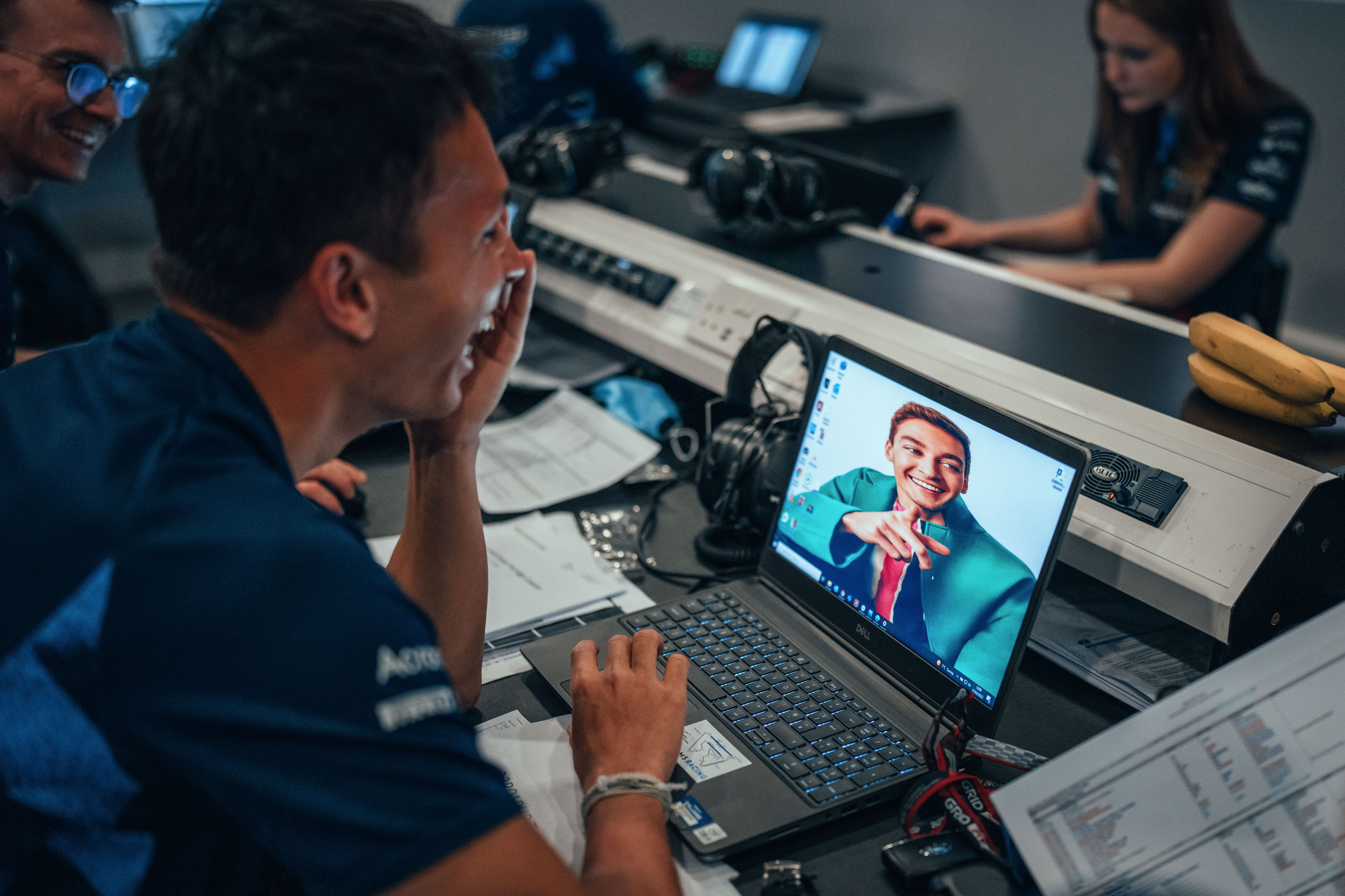 Bringing the laughs from day one.