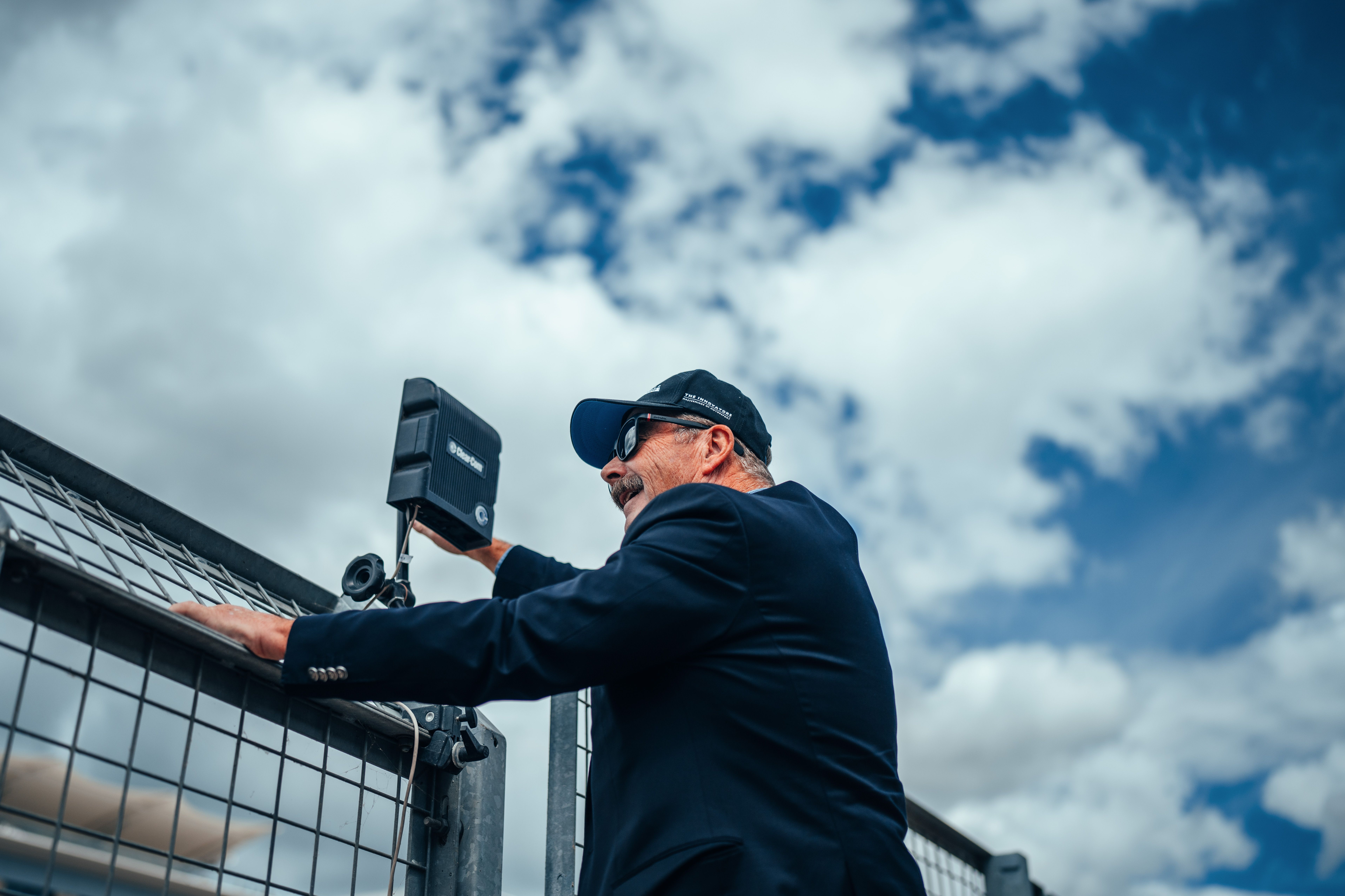 Watching on like a proud father