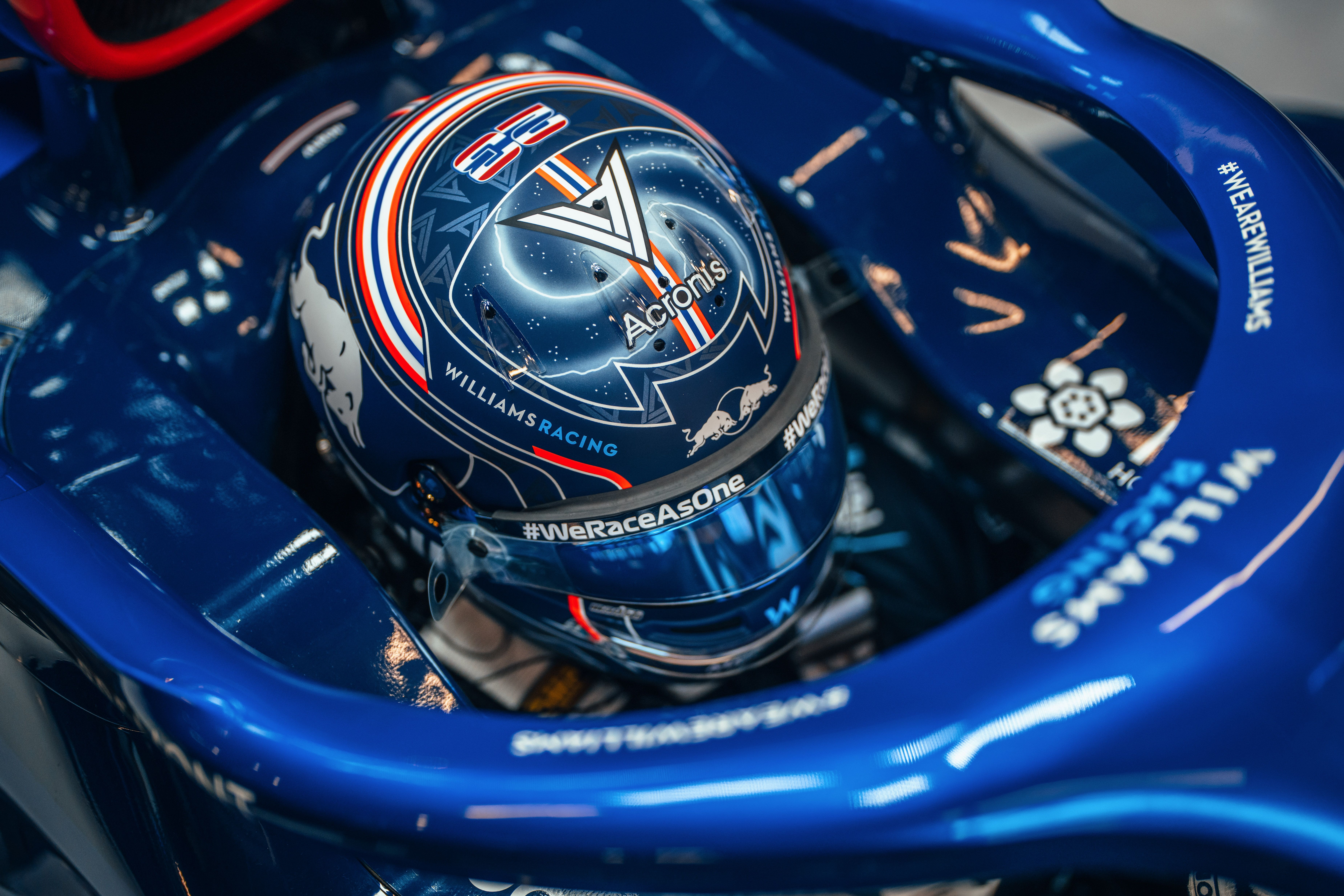 The lid features nods aplenty to all things AA23, including his number, logo and flag