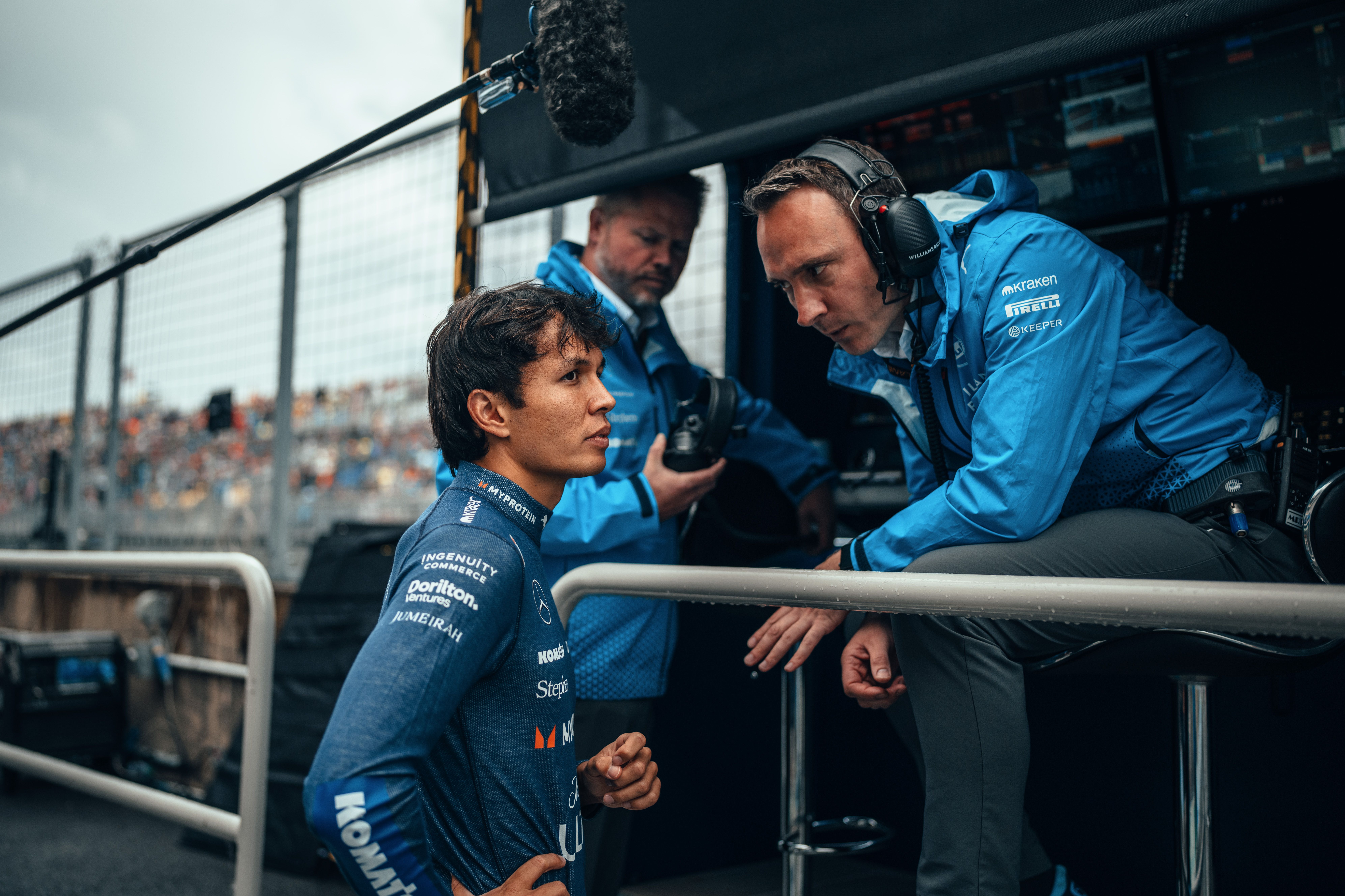 Watching the skies as more rain approached