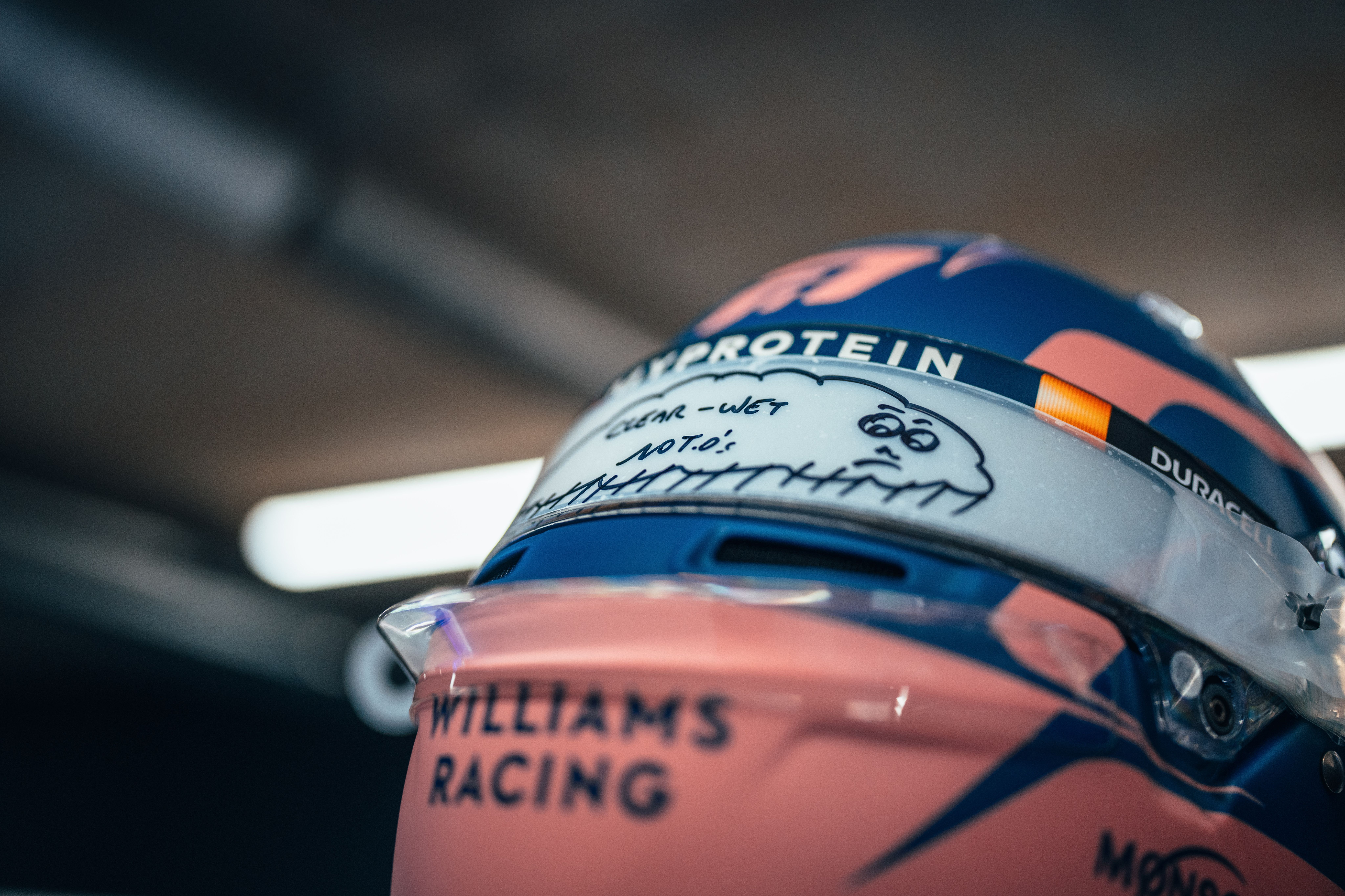 Getting prepped for a wet start to the day.