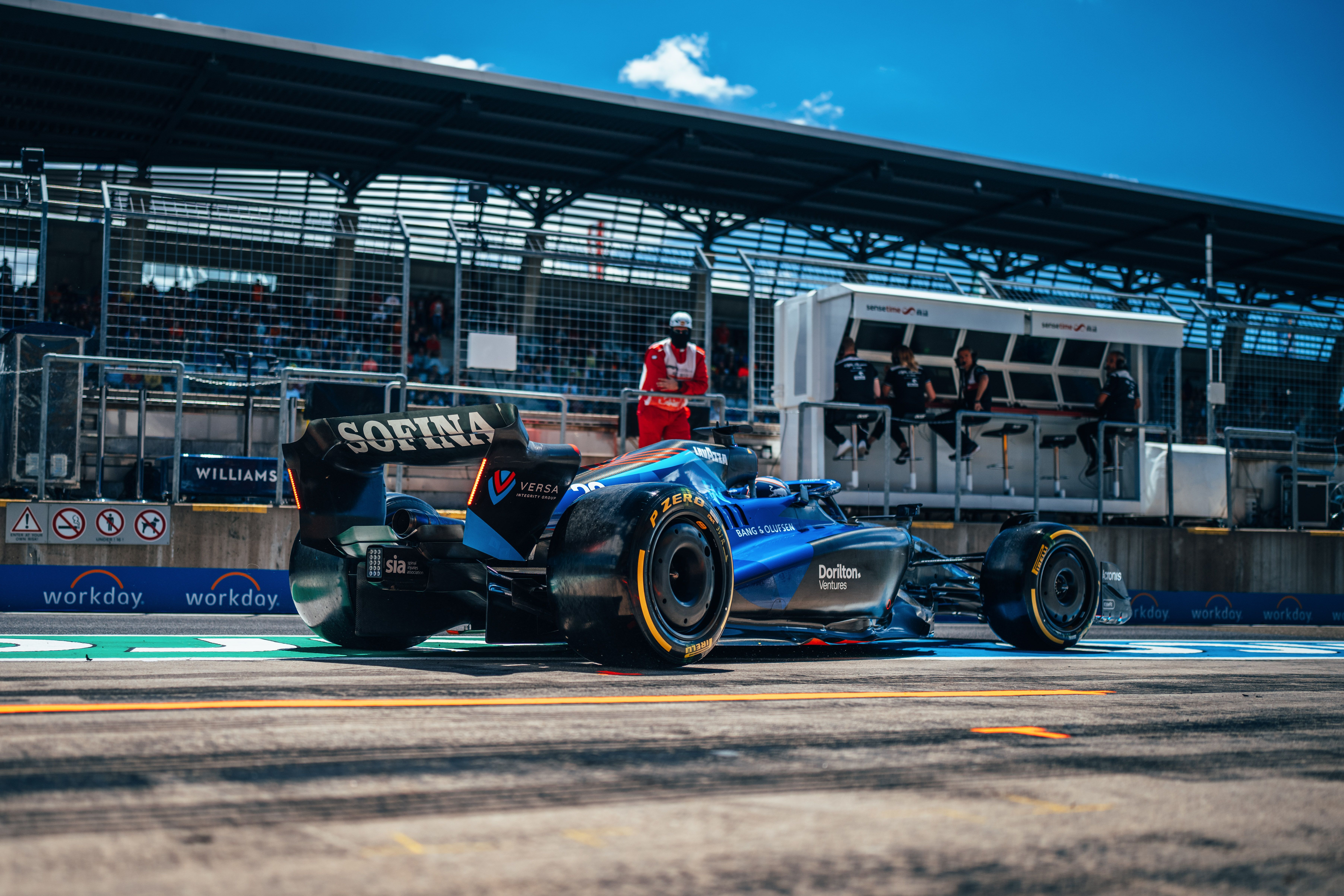 Heading out for Quali on a Friday