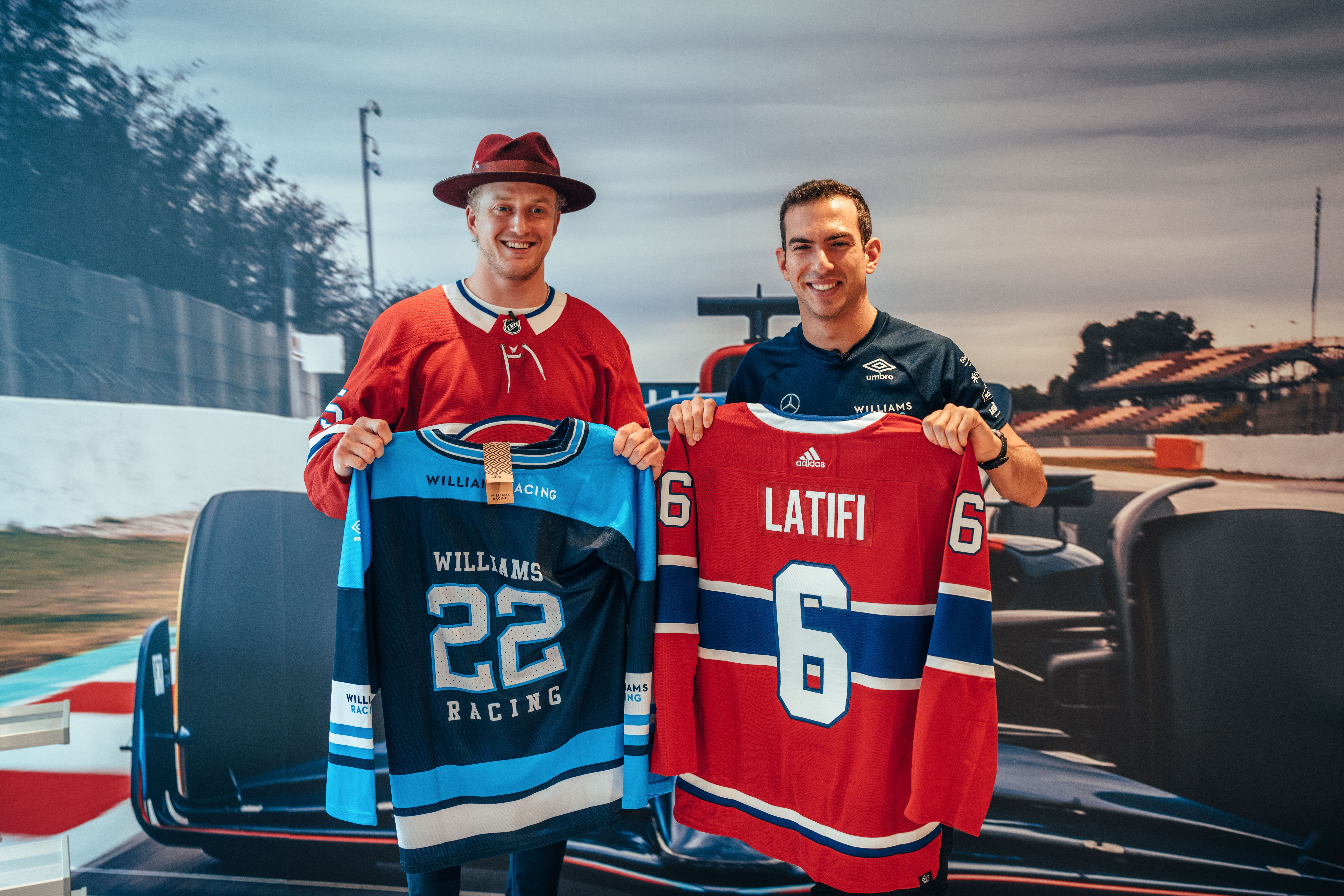 And swapped shirts with our resident Canadian