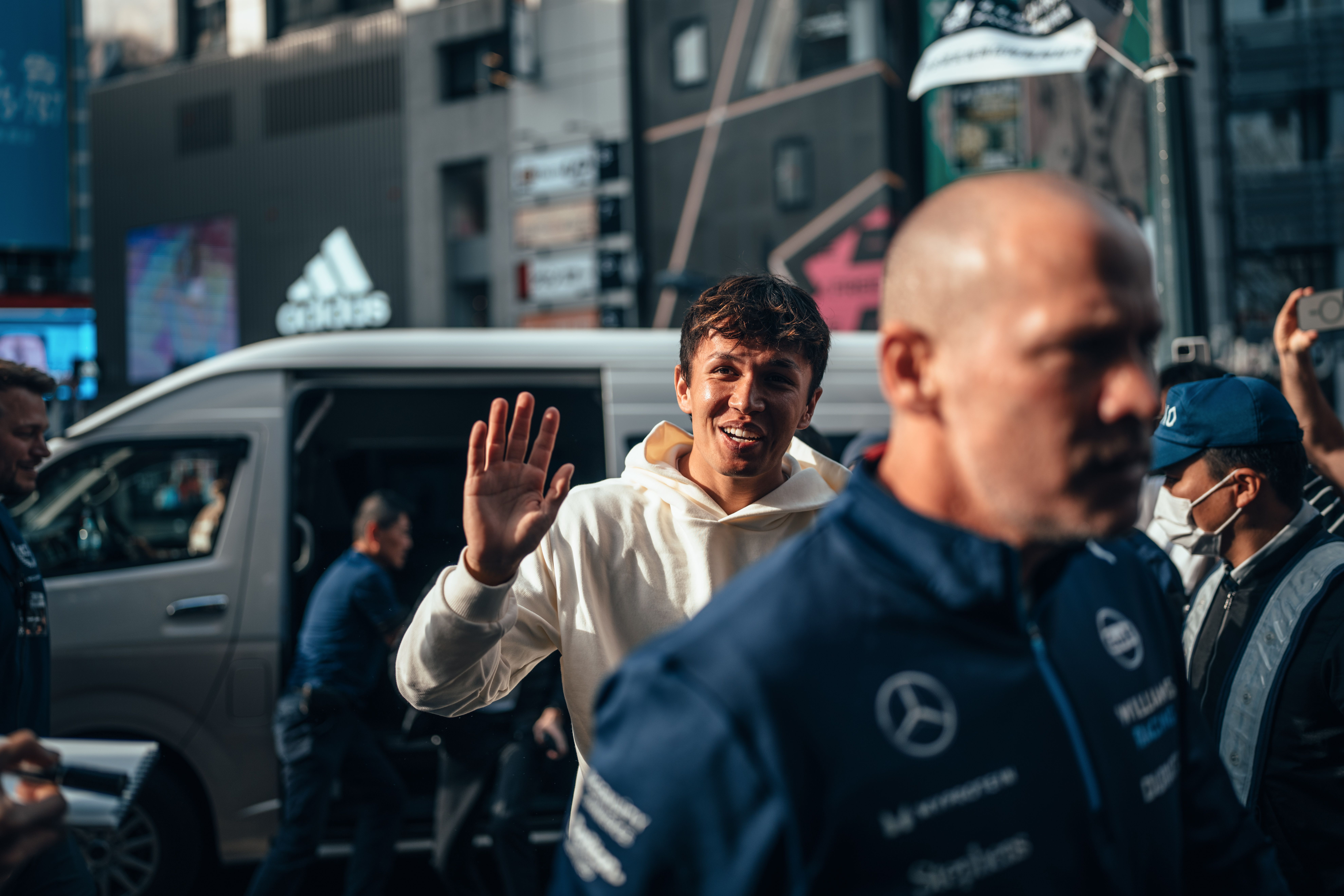 Arriving in style...