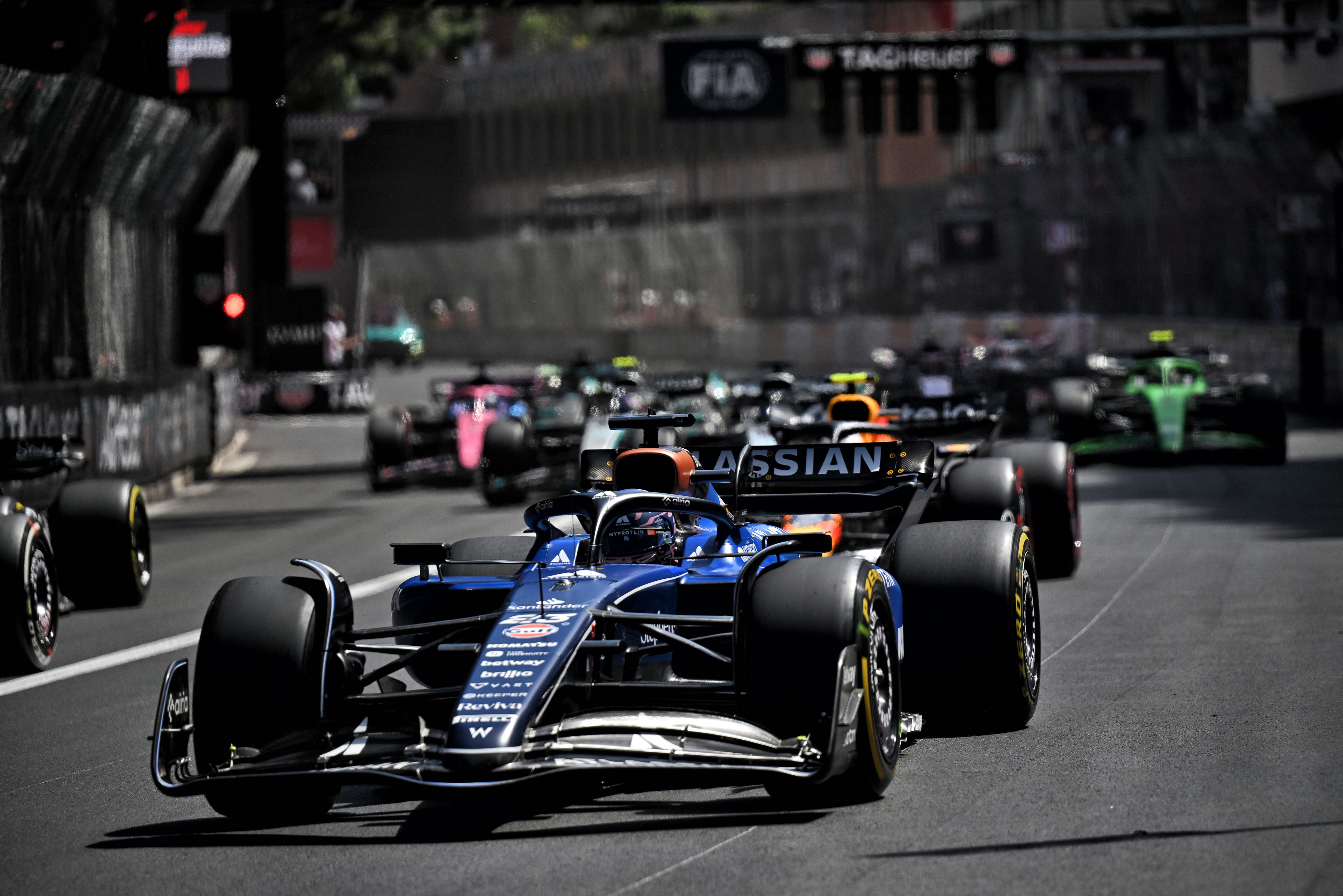 We kept our positions on the opening lap