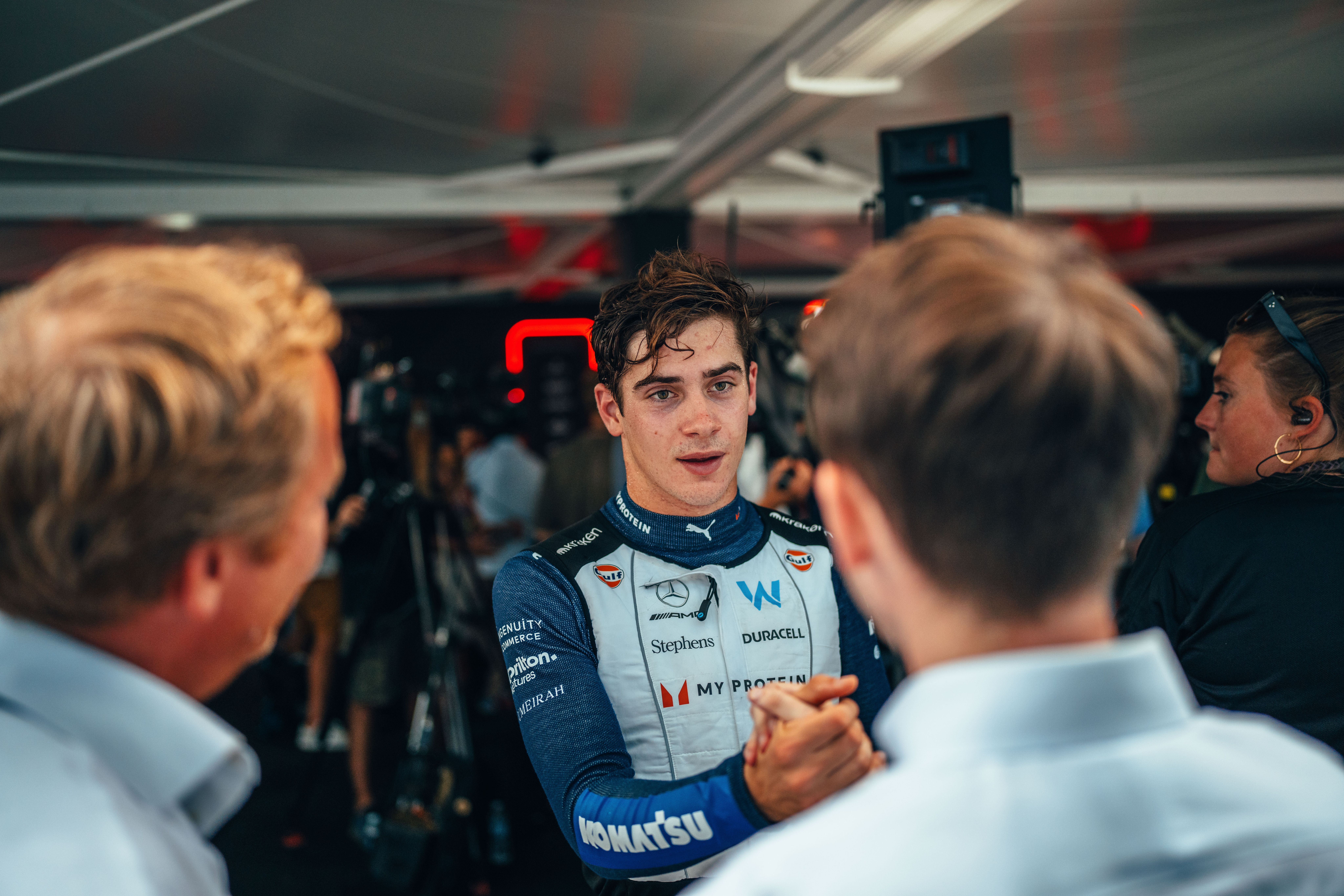 Respect shown in the media pen.