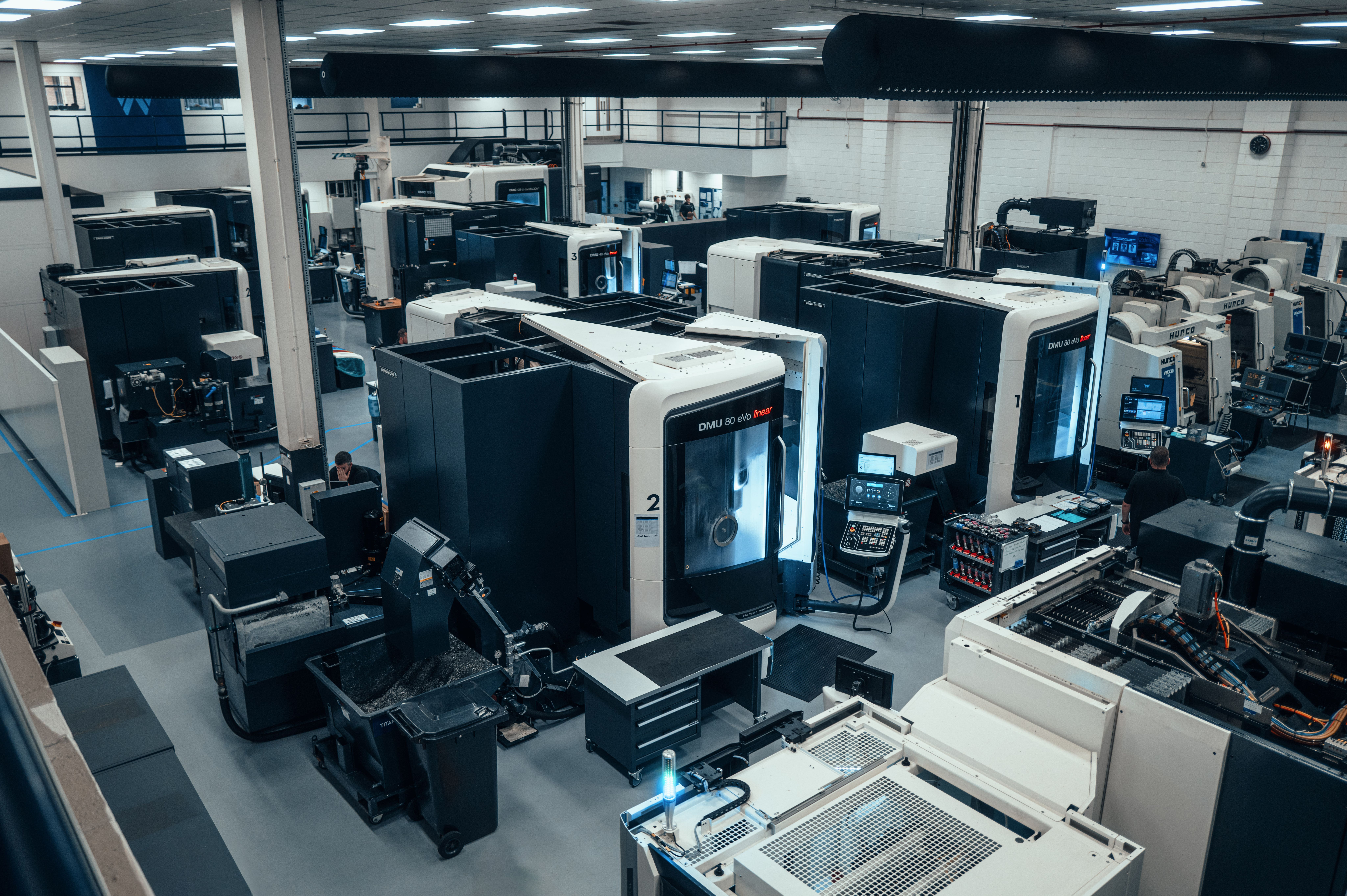 The heart of the factory, our machine shop.