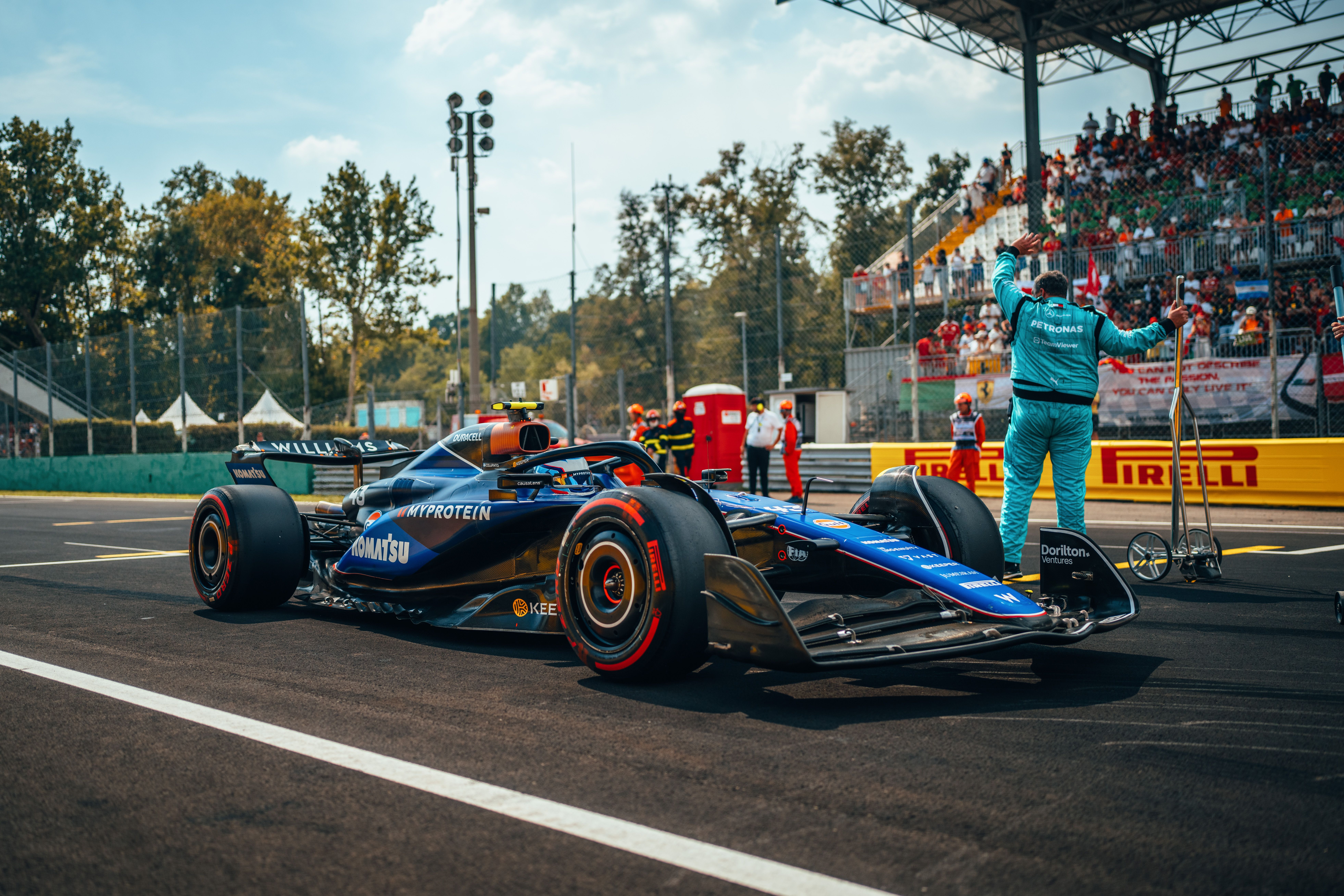 Arriving on the grid.