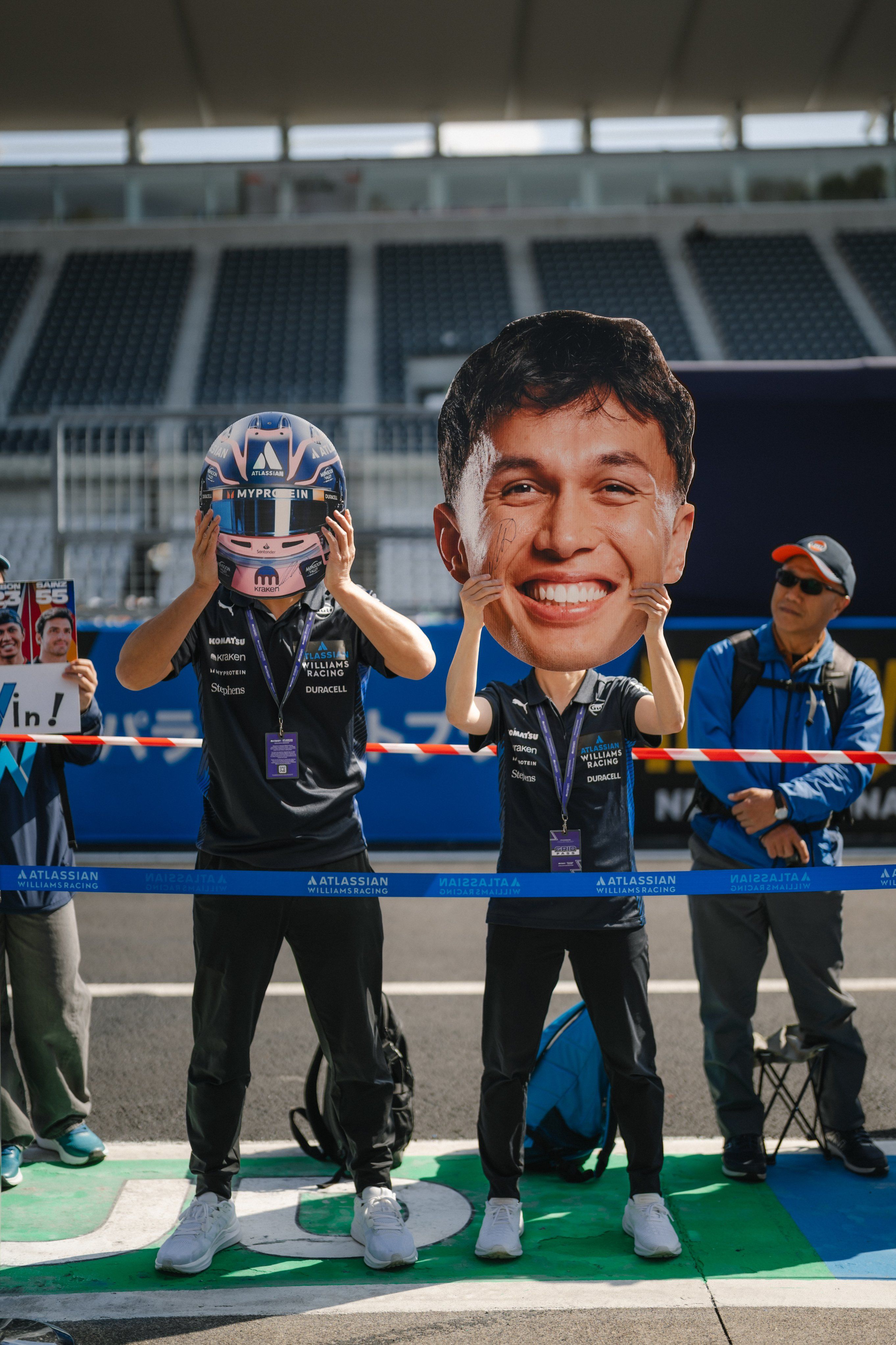 A familiar face in front of our garage.