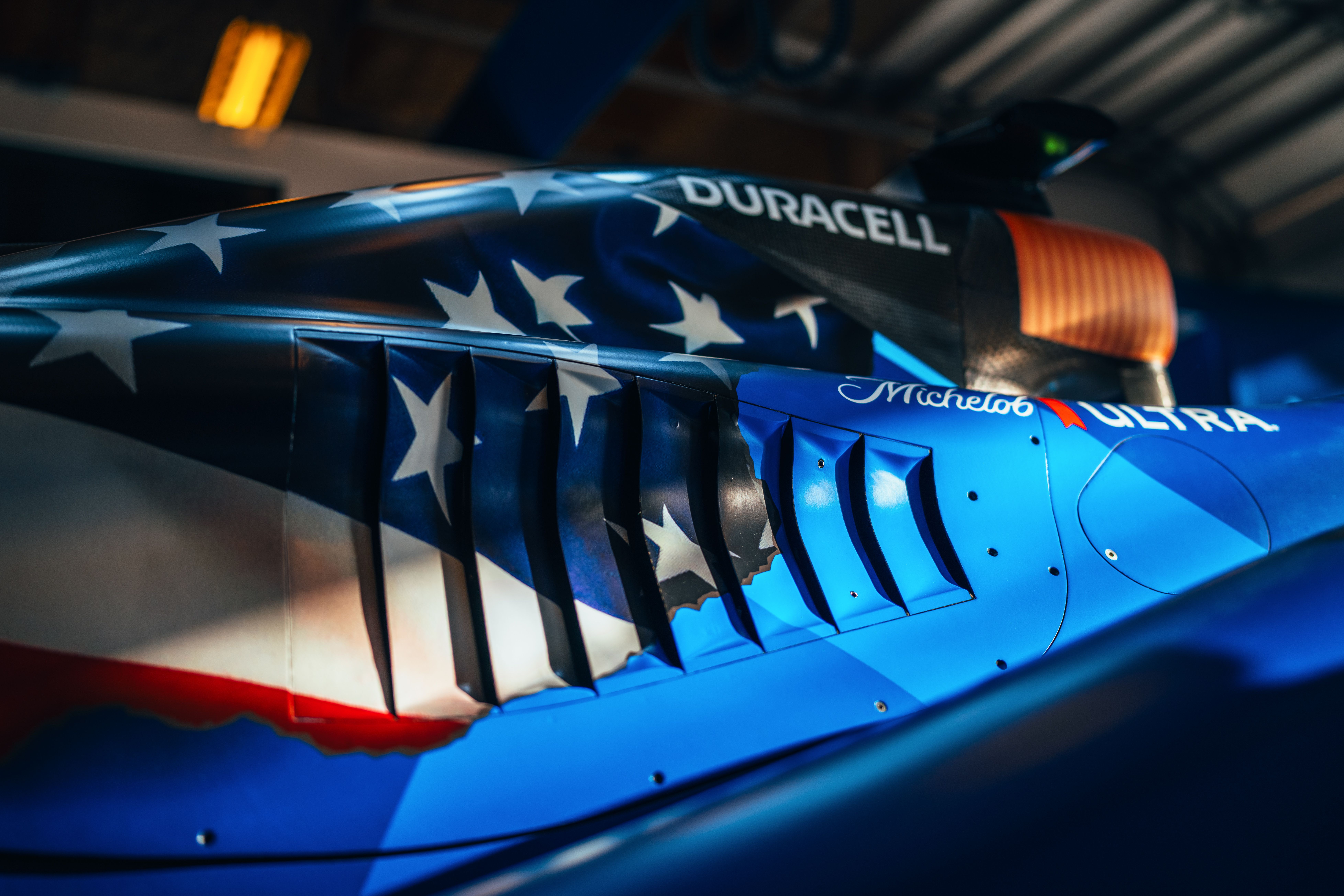 Looking slick in the stars and stripes