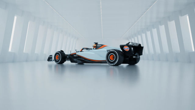 This livery celebrates the iconic Gulf heritage.
