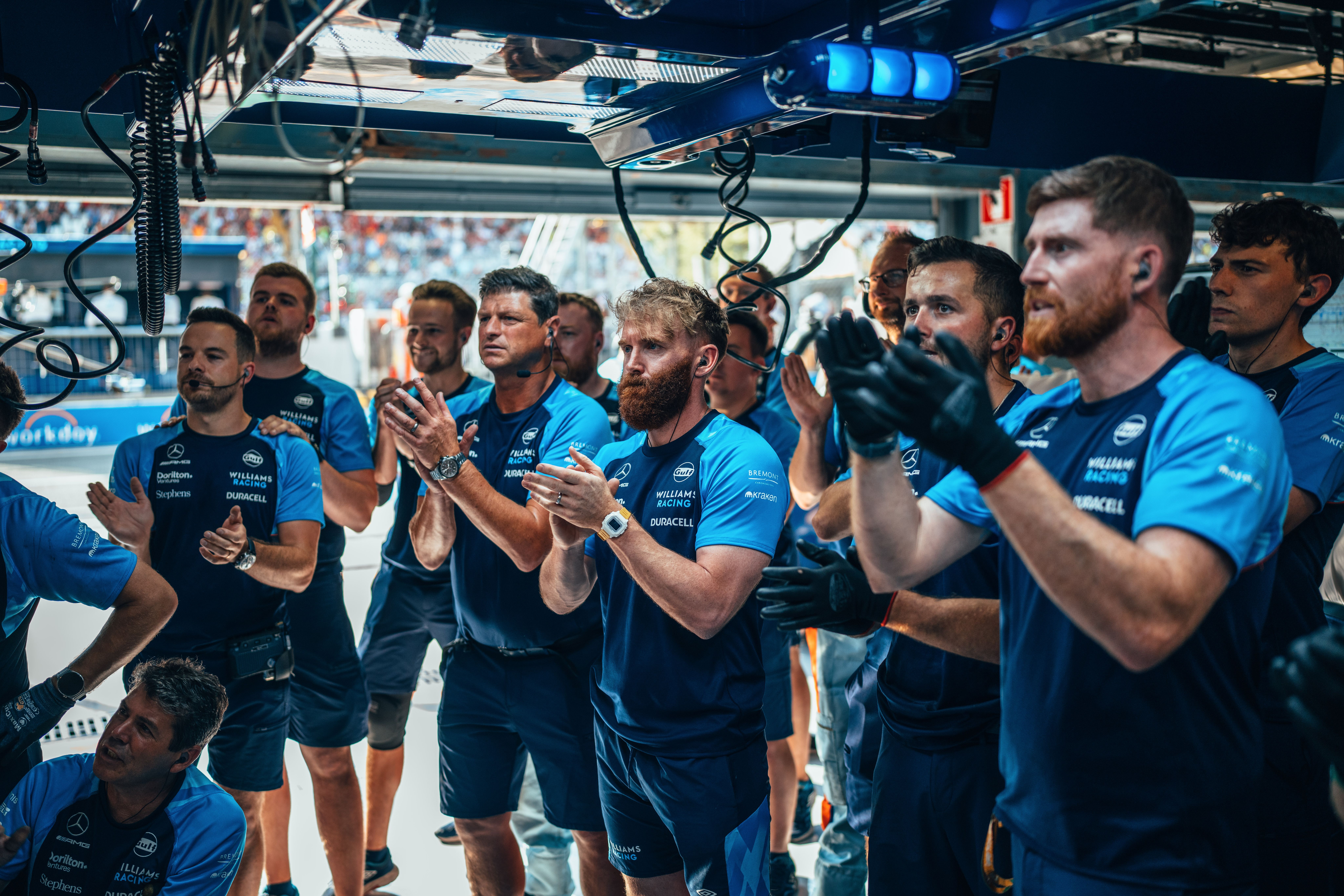 Applauding a job well done as Alex brings home a P6 qualification.