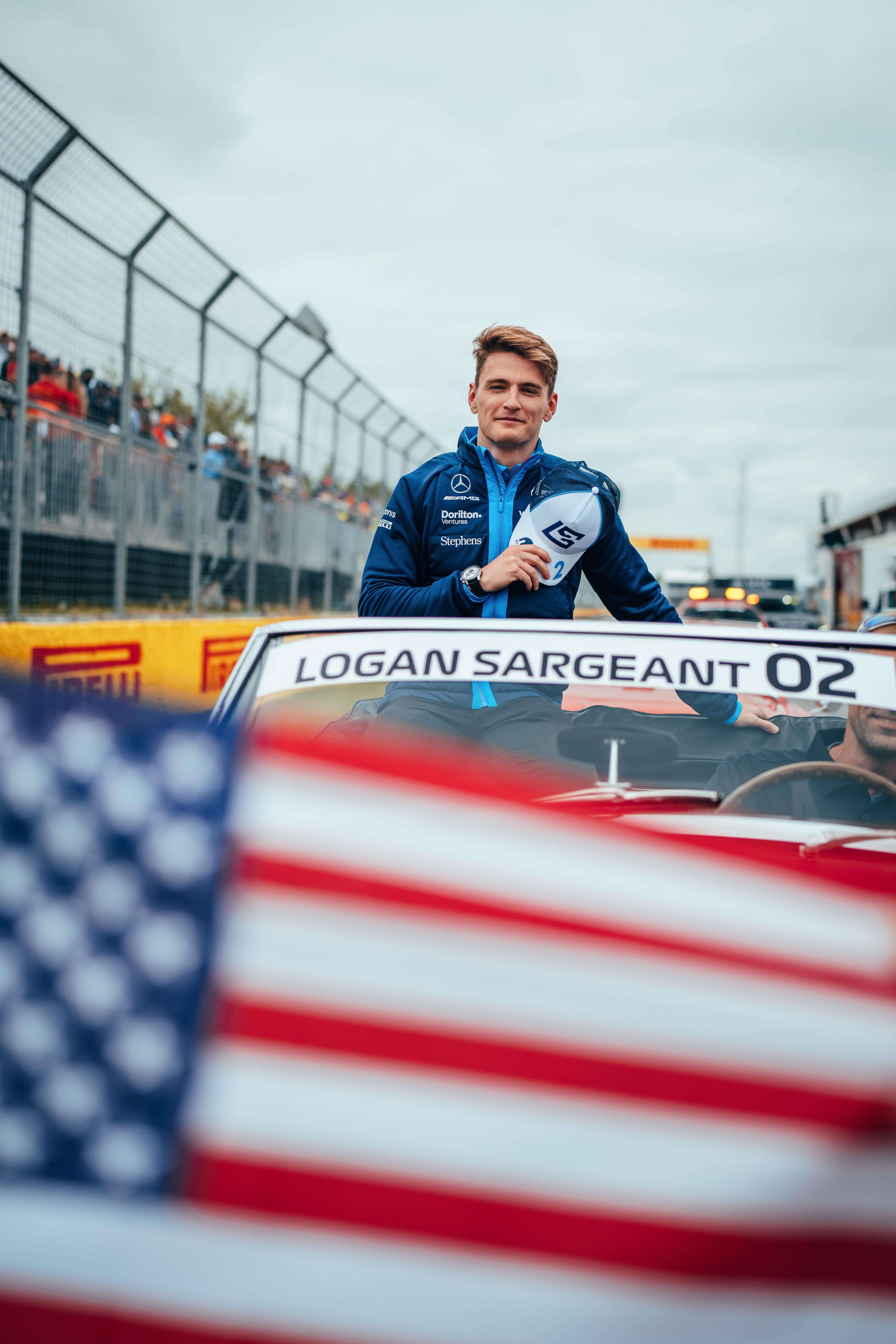 A first visit north of the border for Logan.