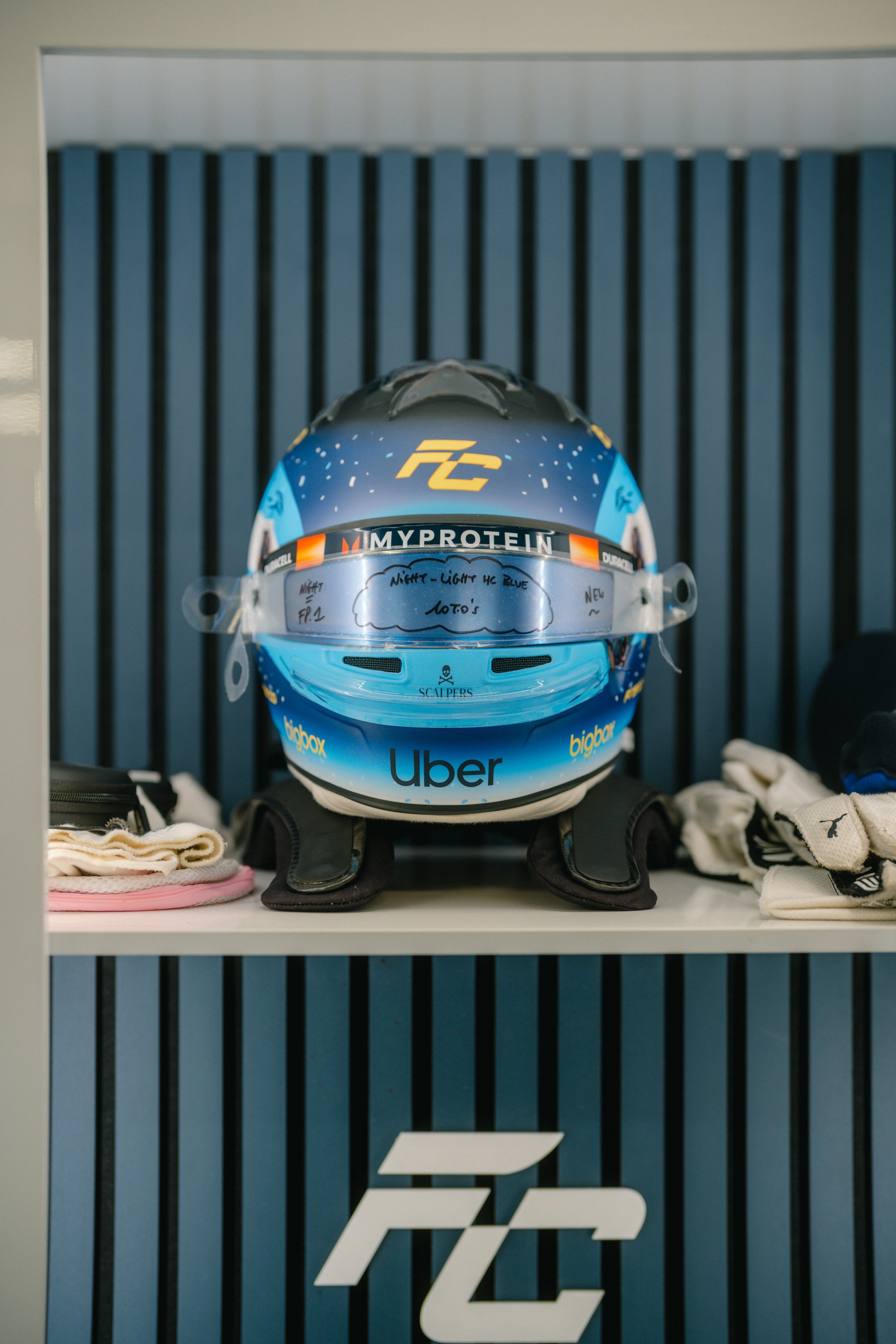 It's a nod to a memorable night for all Argentinians, which happened just 10km away from the track.