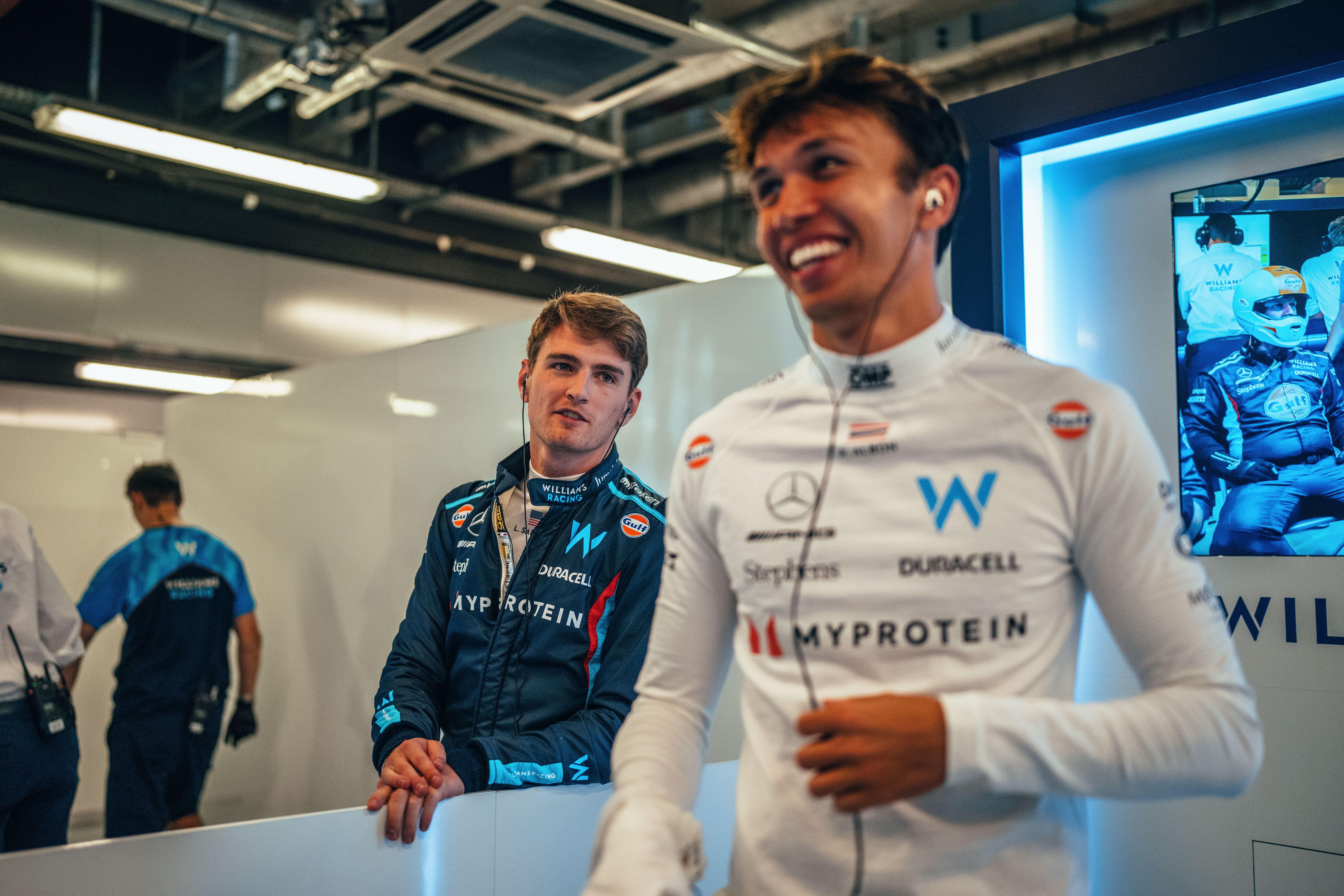 We’re not sure what Logan said, but Alex clearly enjoyed it!