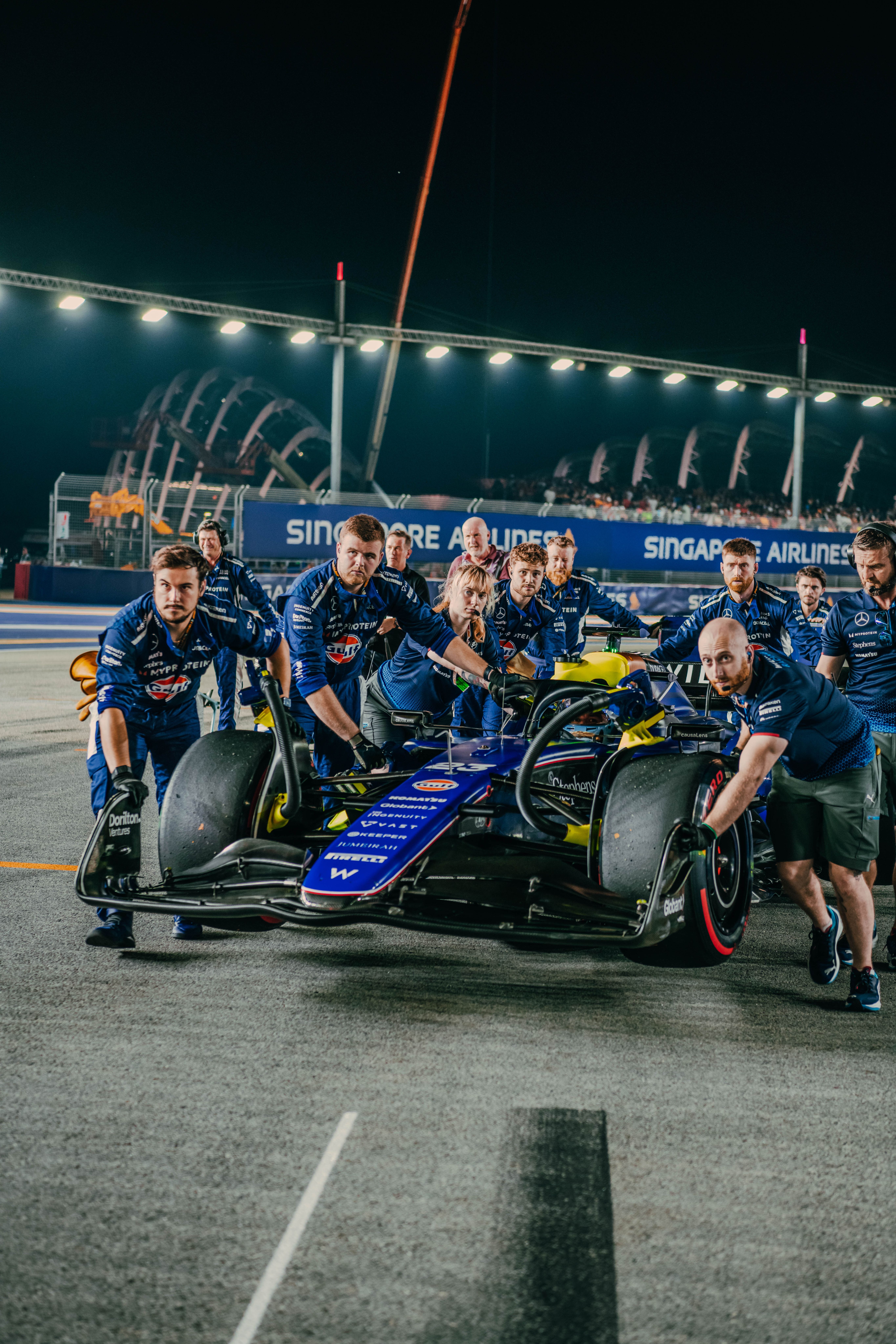 Arrived on the grid.