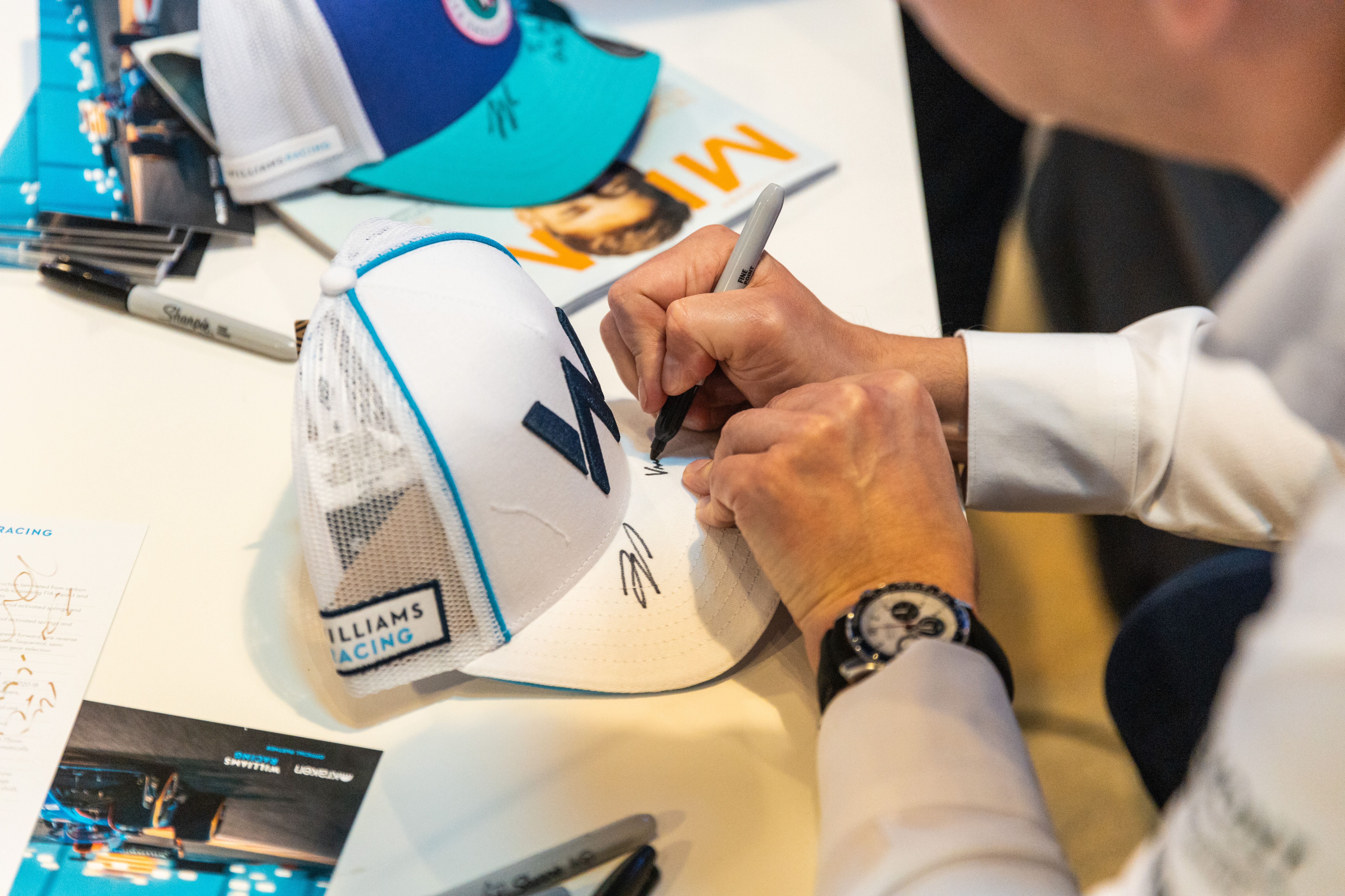 The star of The Vowles Verdict leaves his stamp.